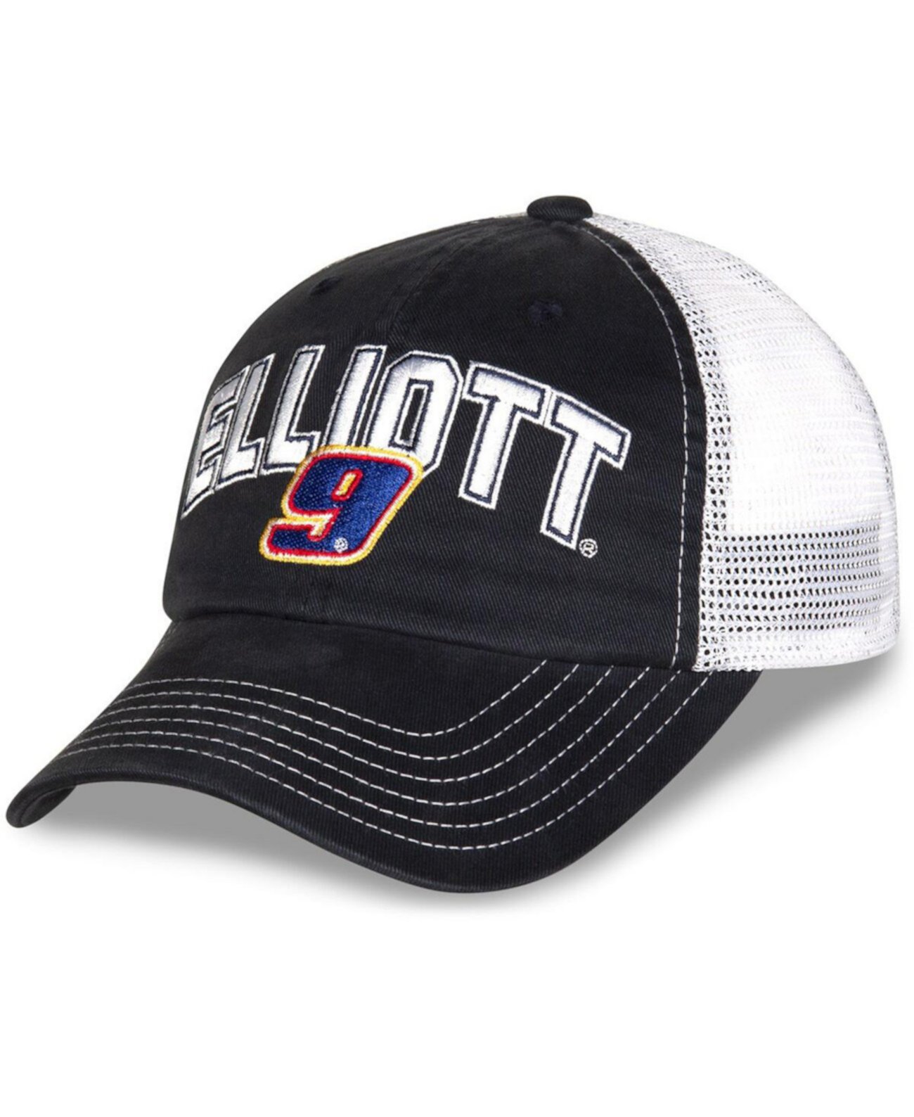 Женская темно-синяя, белая кепка Chase Elliott с регулировкой имени и номера Hendrick Motorsports Team Collection