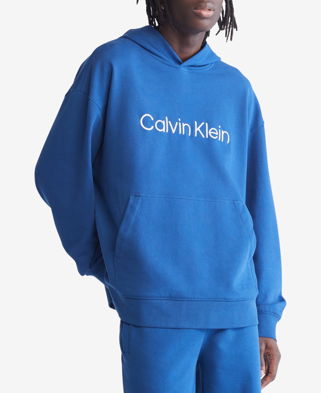Мужская худи свободного кроя Standard Logo Terry с капюшоном Calvin Klein