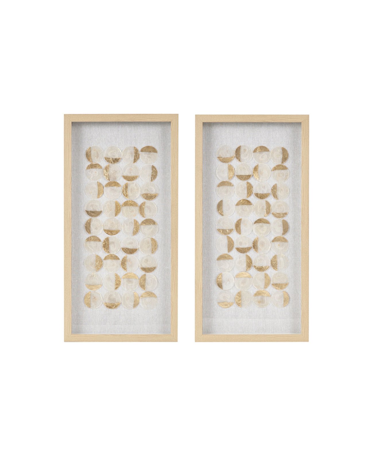 Aurelian Emblem Framed Capiz Shadowbox Set, 2 шт. Madison Park