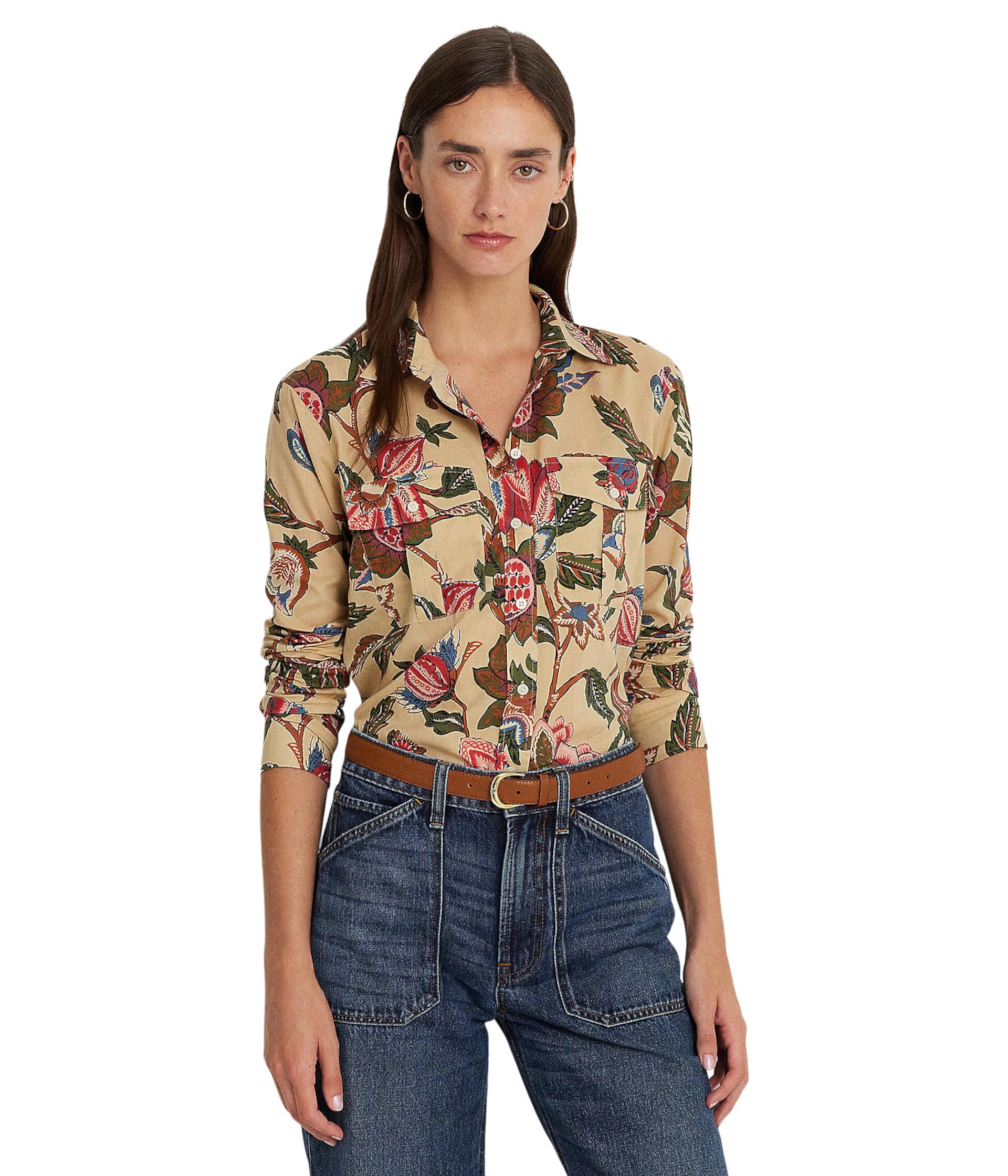 Женская блузка с цветочным узором LAUREN Ralph Lauren LAUREN Ralph Lauren