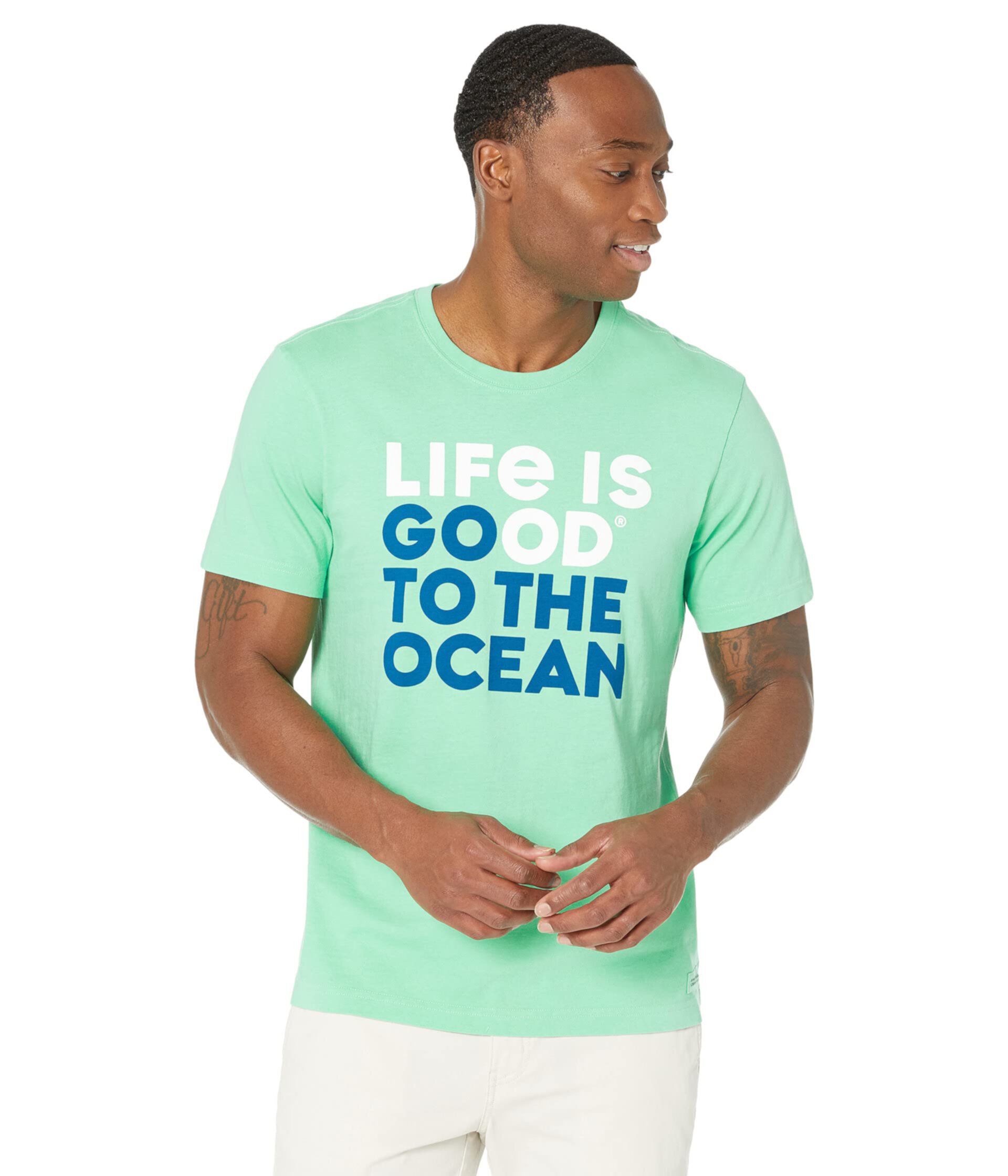 Перейти к футболке Ocean Crusher™ Life is Good