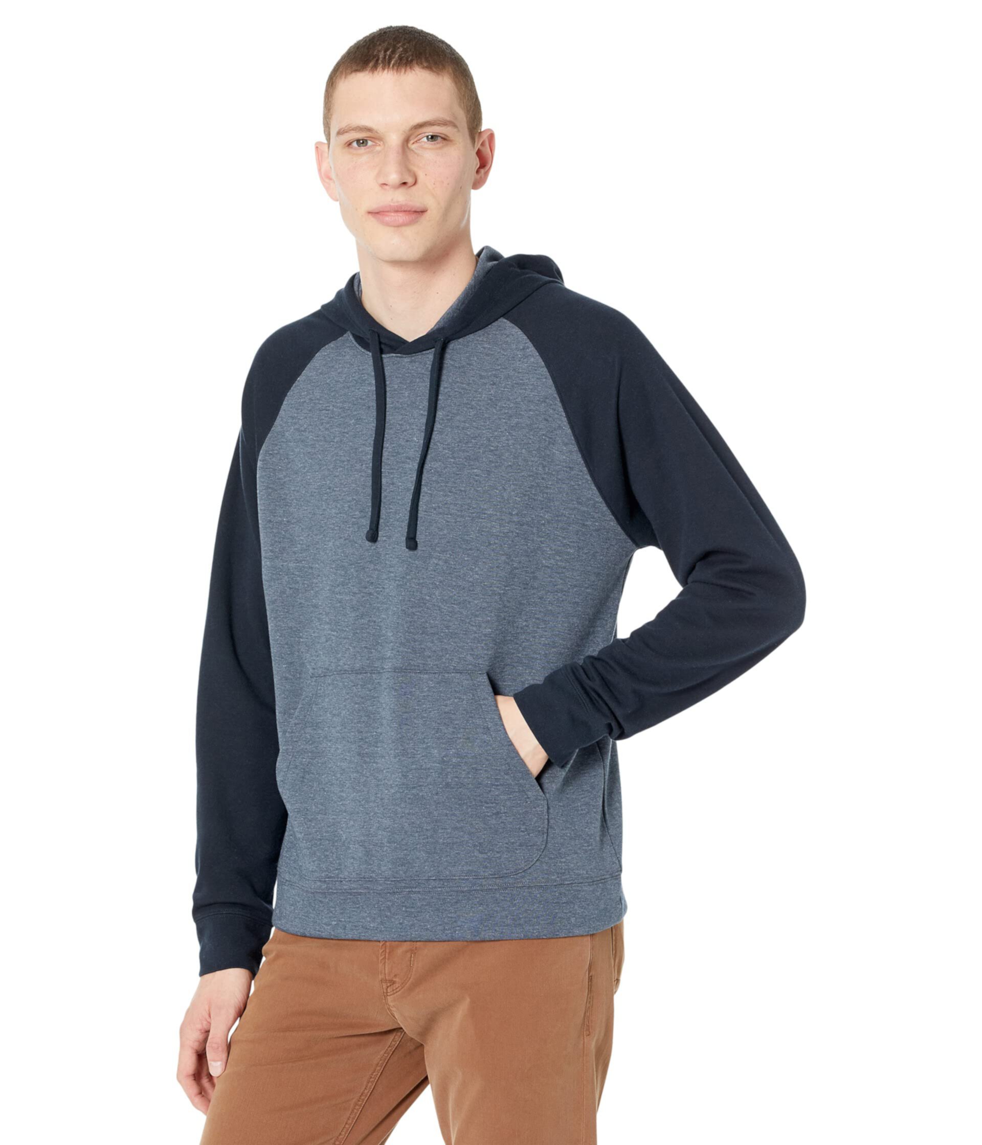 Пуловер с капюшоном двойной вязки в стиле цветных блоков Vince