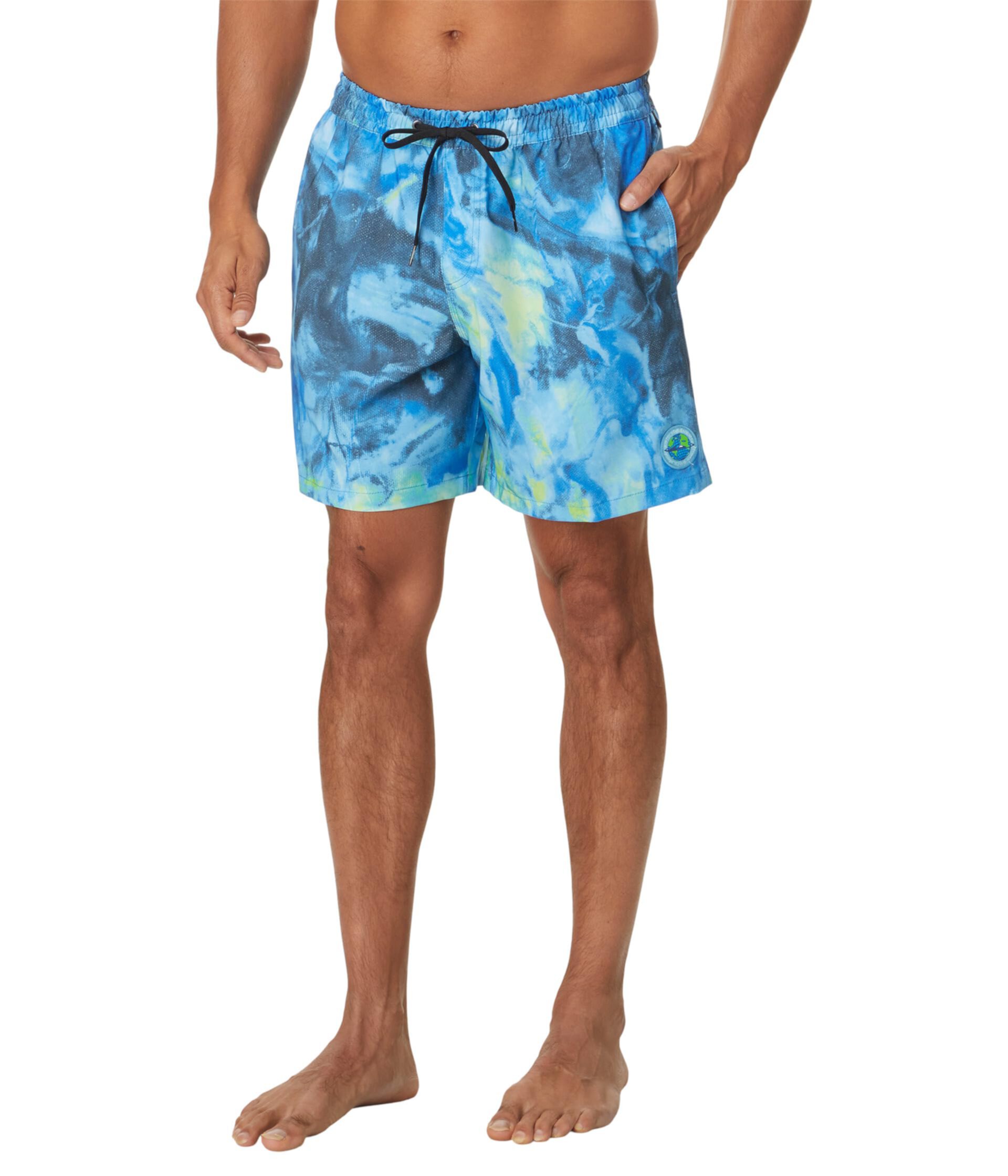 Мужские Повседневные шорты Quiksilver Oceanmade Mix Stretch 17" Volley Quiksilver