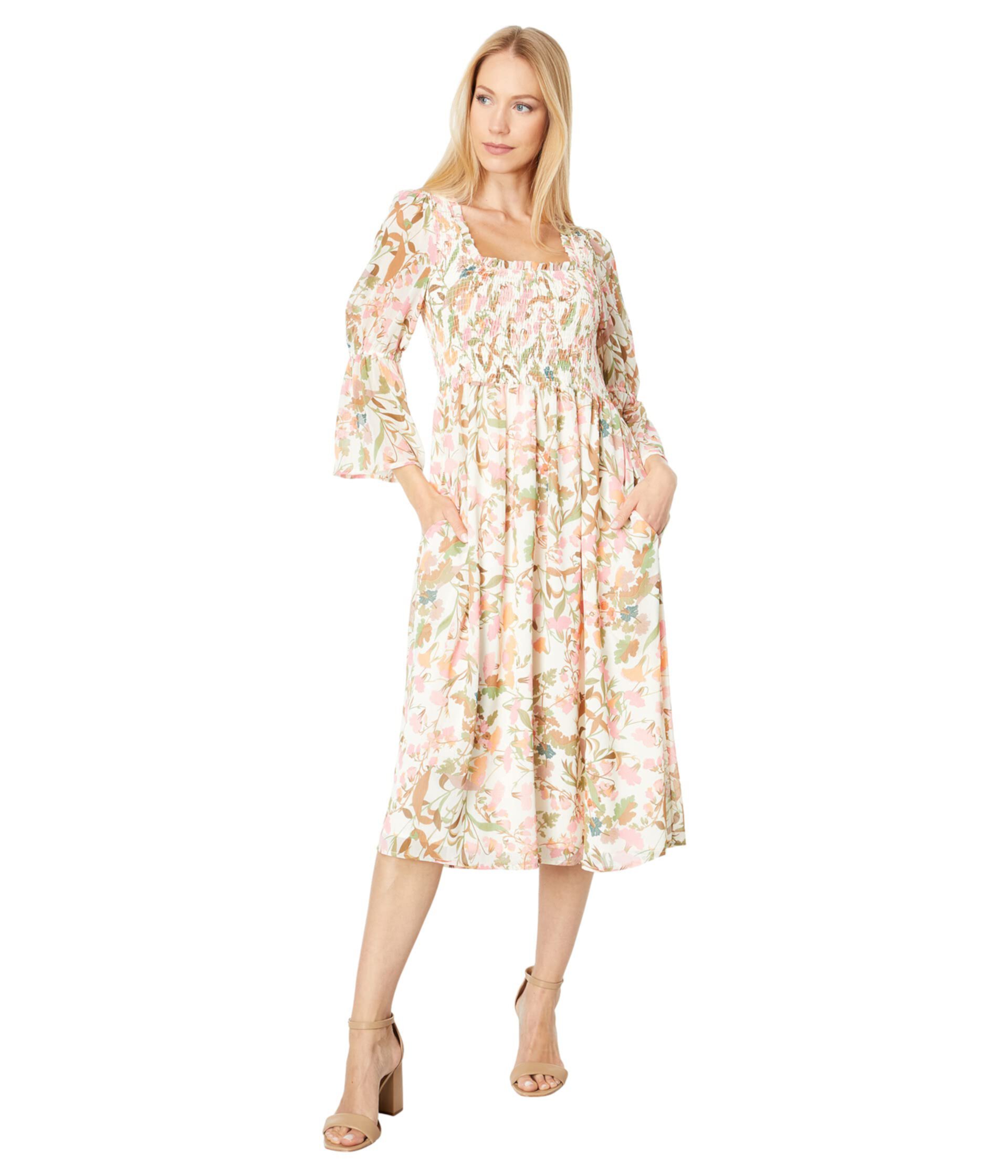 Wildflowers Midi Dress Lost + Wander