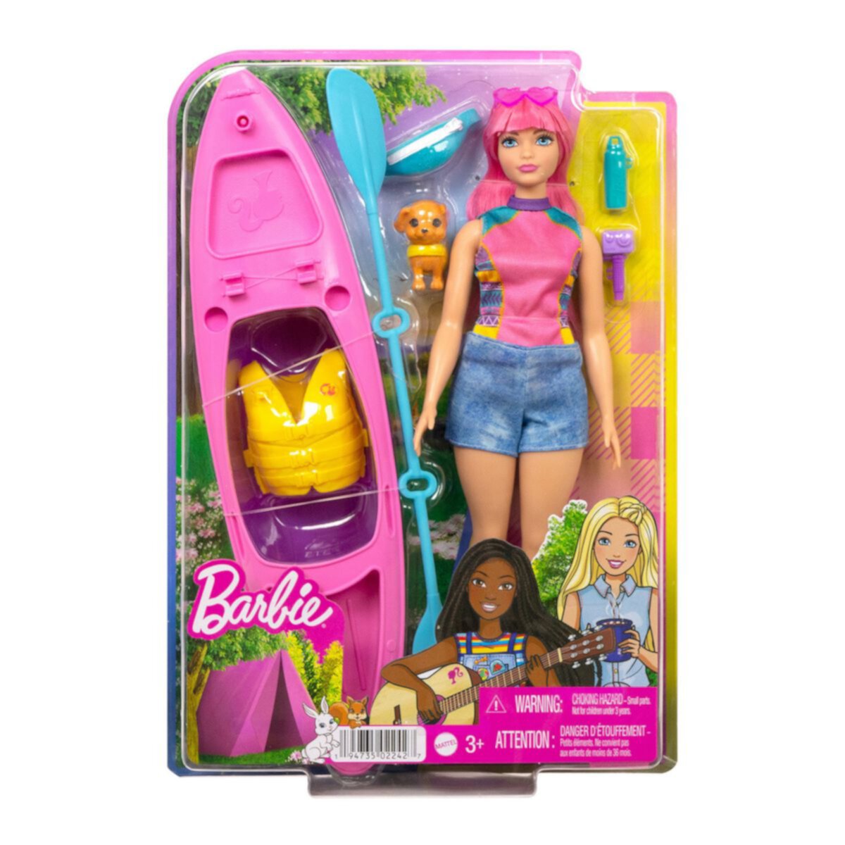 Каяк Barbie® Camping Daisy и игровой набор с аксессуарами Barbie