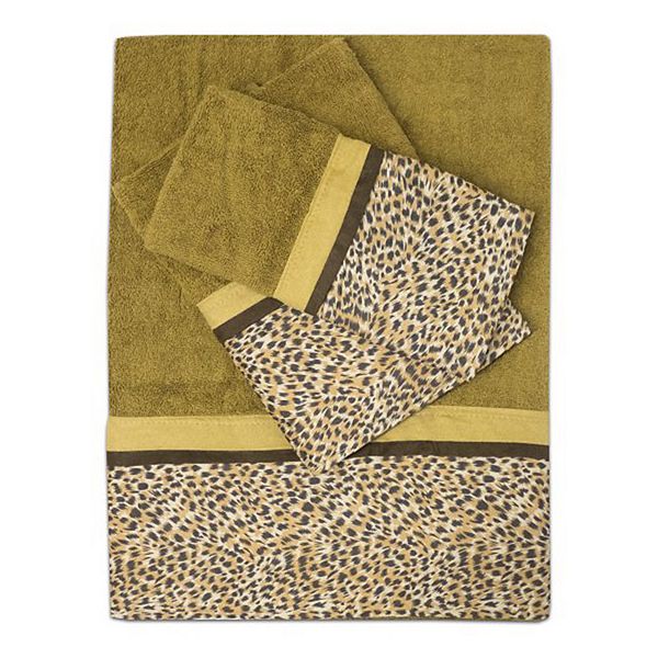 Popular Bath Wild Life 3-piece Towel Set Popular Bath