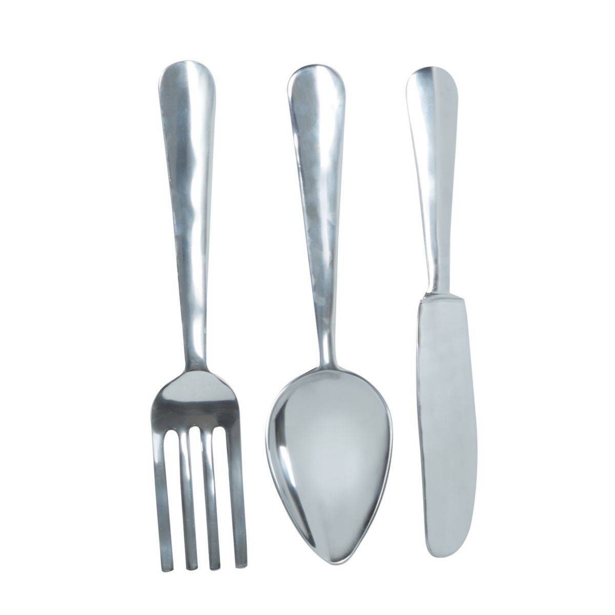 Stella & Eve Utensils Серебристая отделка Настенный декор Набор из 3 предметов Stella & Eve