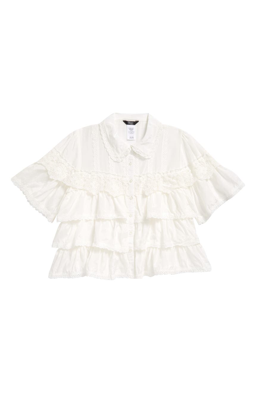 Kids' Lace Trim Tiered Top TRUCE