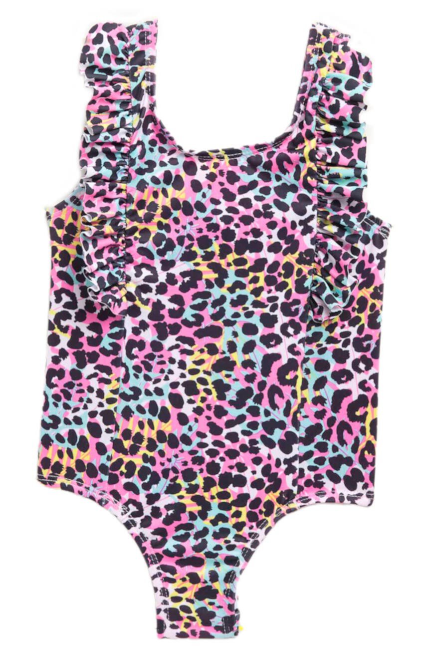 Цельный купальный костюм Cheetah Pink Platinum