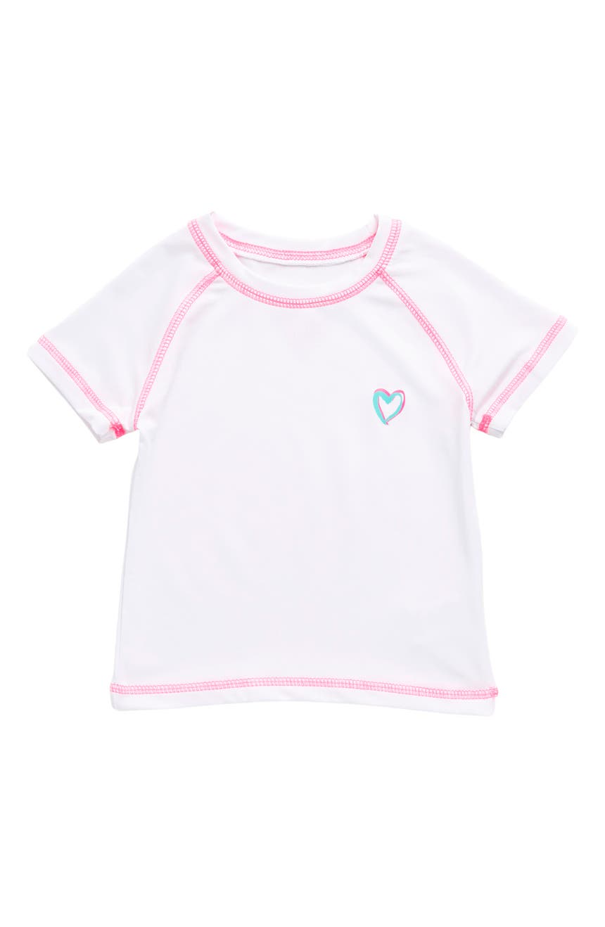 Рубашка для плавания Рашгард с короткими рукавами Pink Platinum