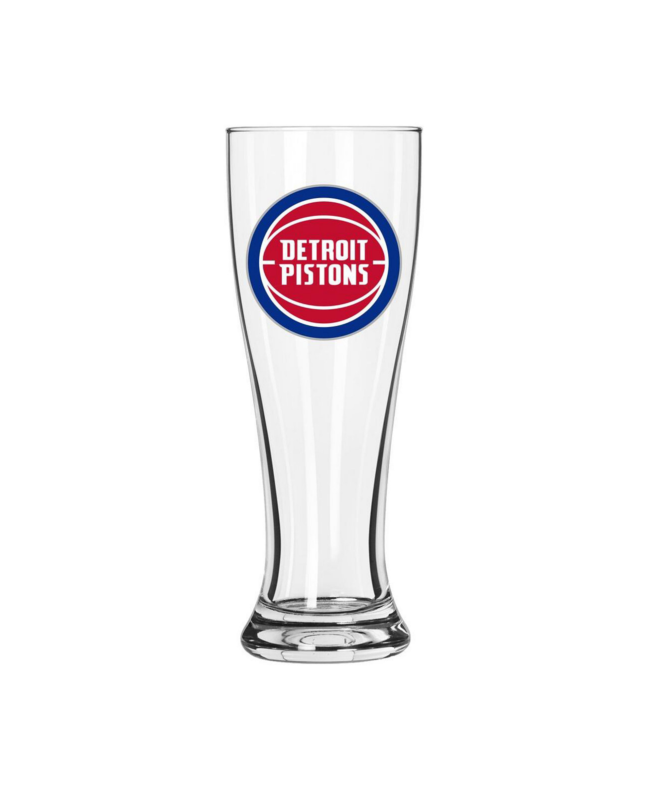 Detroit Pistons Letterman Logo 16 унций Pilsner Glass Logo Brand