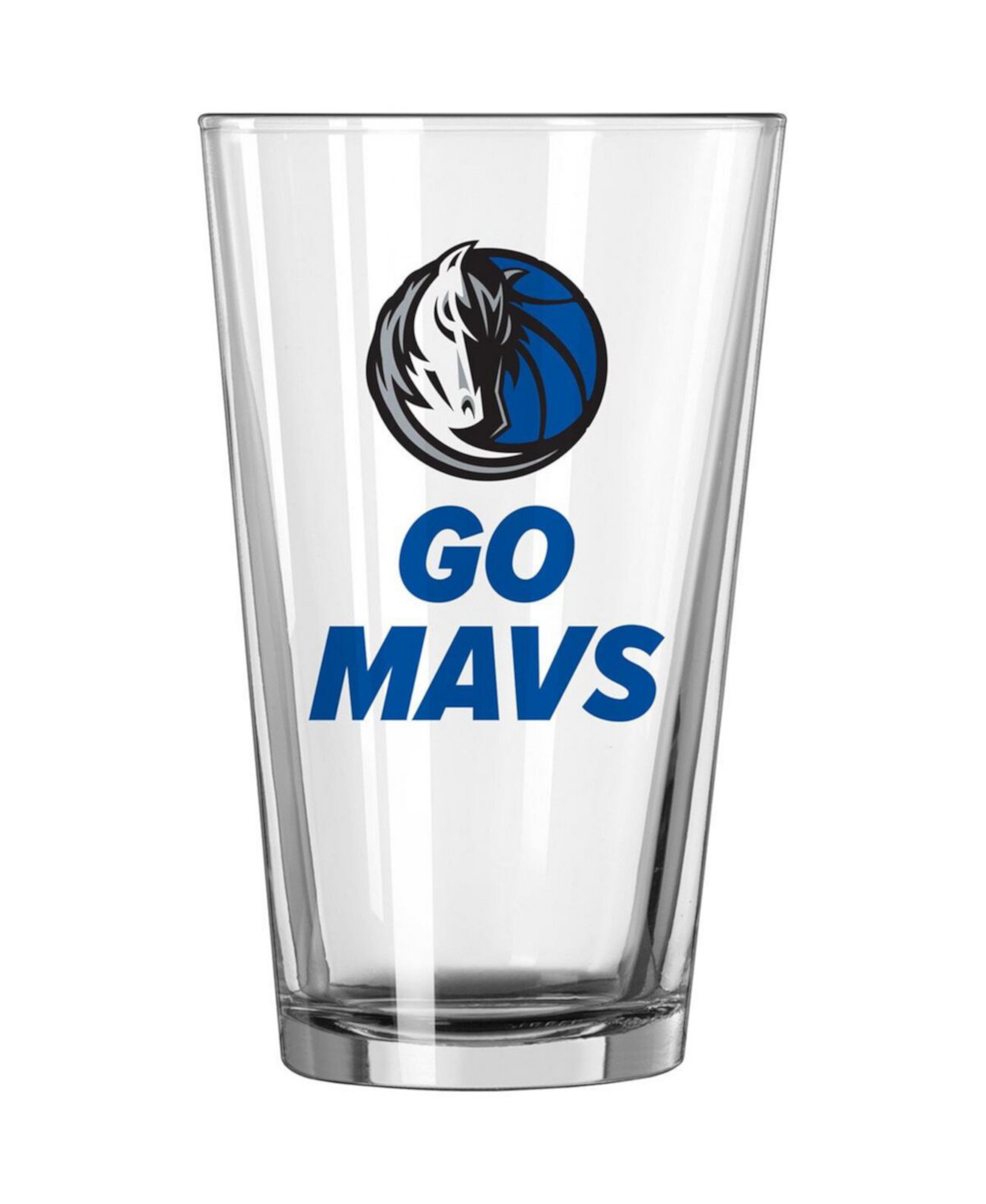Dallas Mavericks 16 унций Team Slogan Пинта Стакан Logo Brand