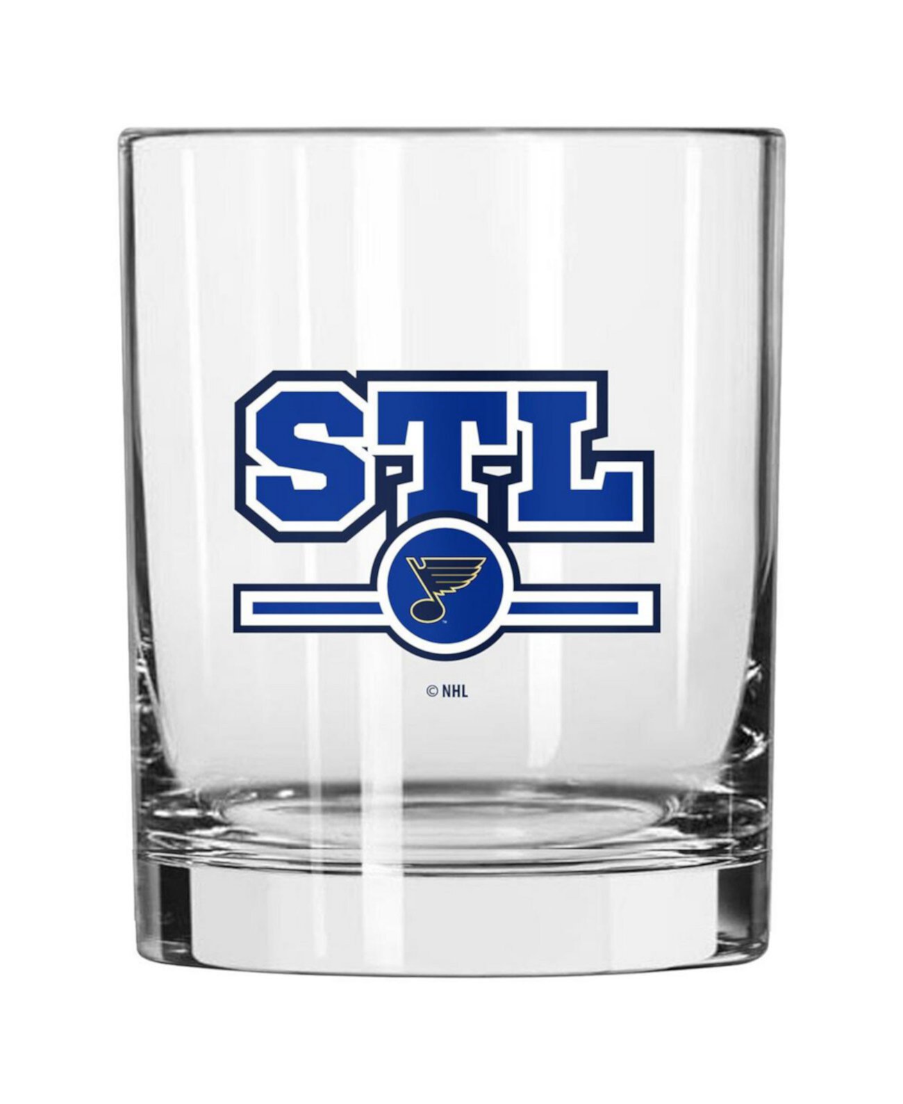 St. Louis Blues 14 унций Letterman Rocks Glass Logo Brand