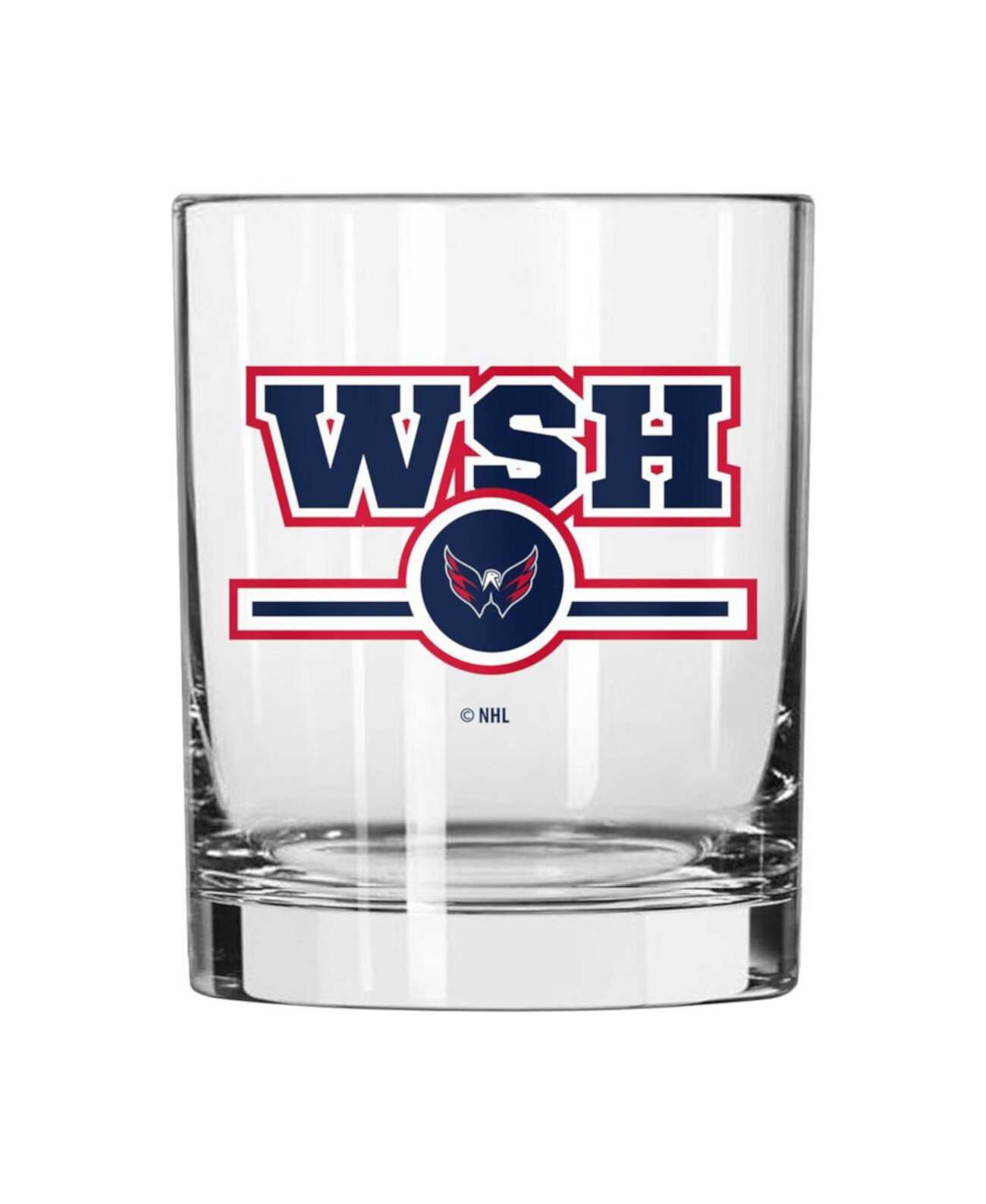 Washington Capitals Letterman 14 oz Rocks Glass Logo Brand