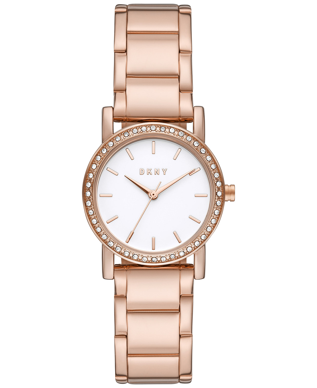 Женские часы Soho с браслетом из нержавеющей стали с оттенком розового золота, 29 мм DKNY