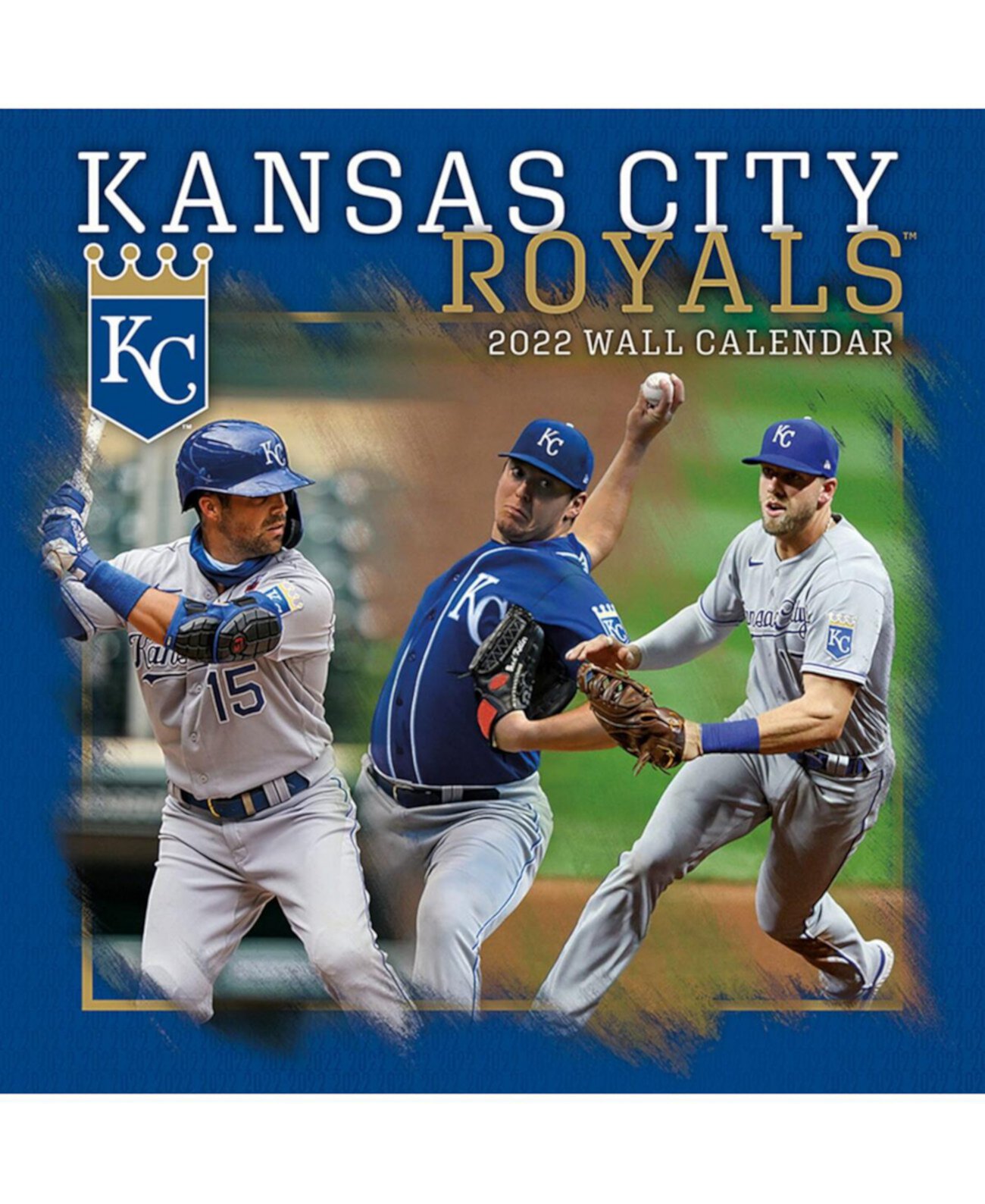 Настенный календарь Kansas City Royals на 2022 год Turner Licensing