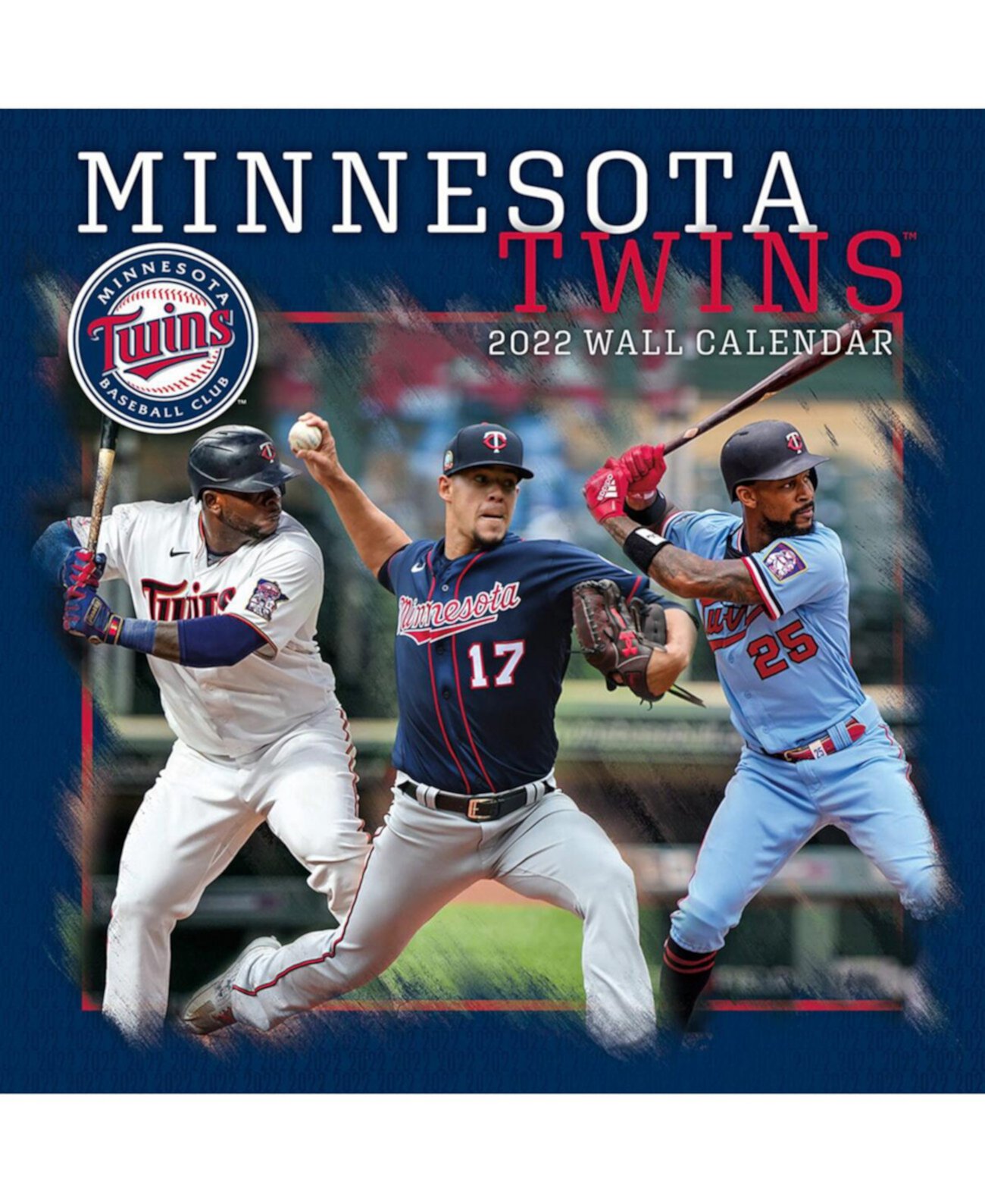 Minnesota Twins настенный календарь 2022, 16-месячный, полноцветный, 30 х 30 см Turner Licensing