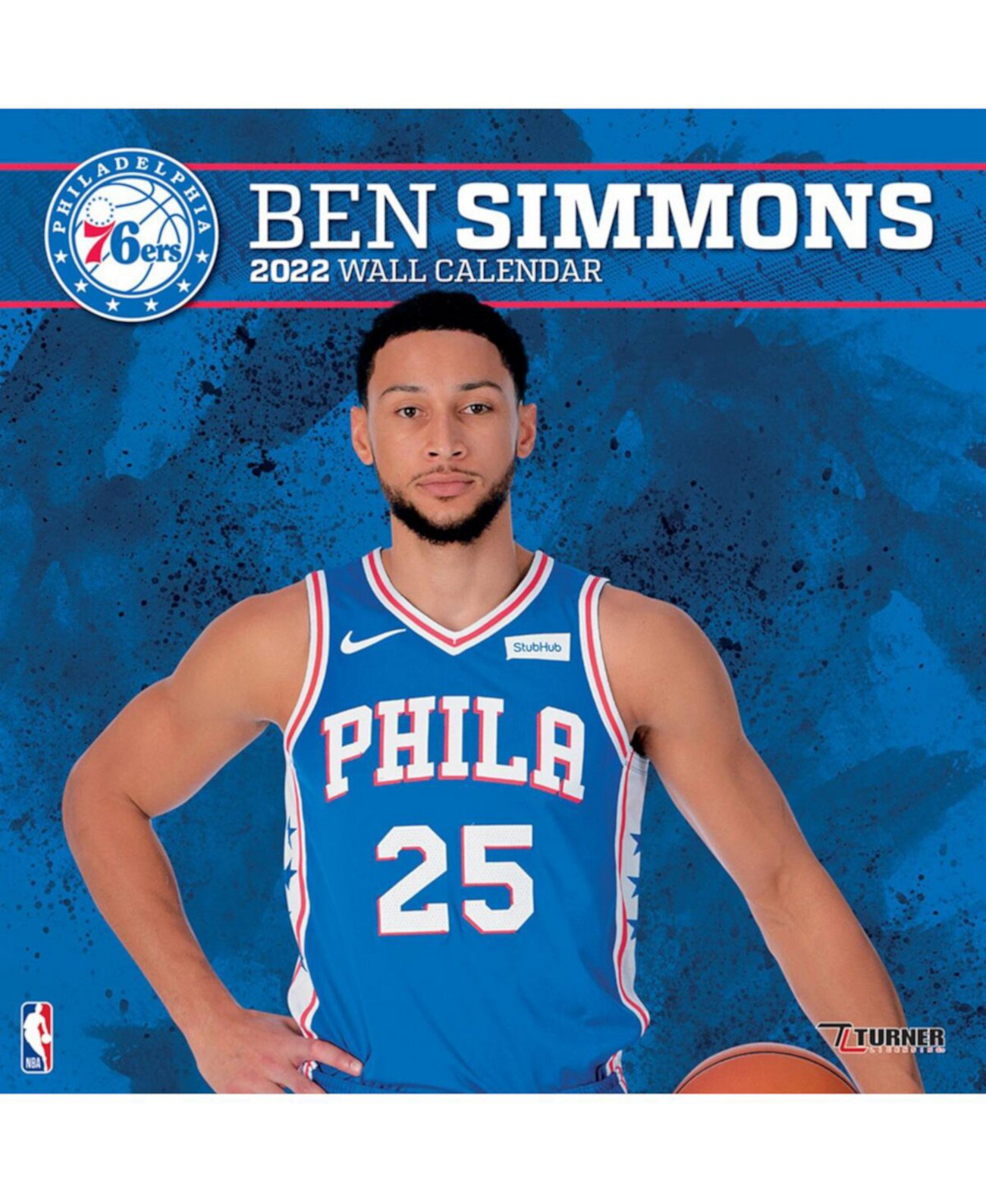 Настенный календарь игрока Ben Simmons Philadelphia 76ers на 2022 год Turner Licensing