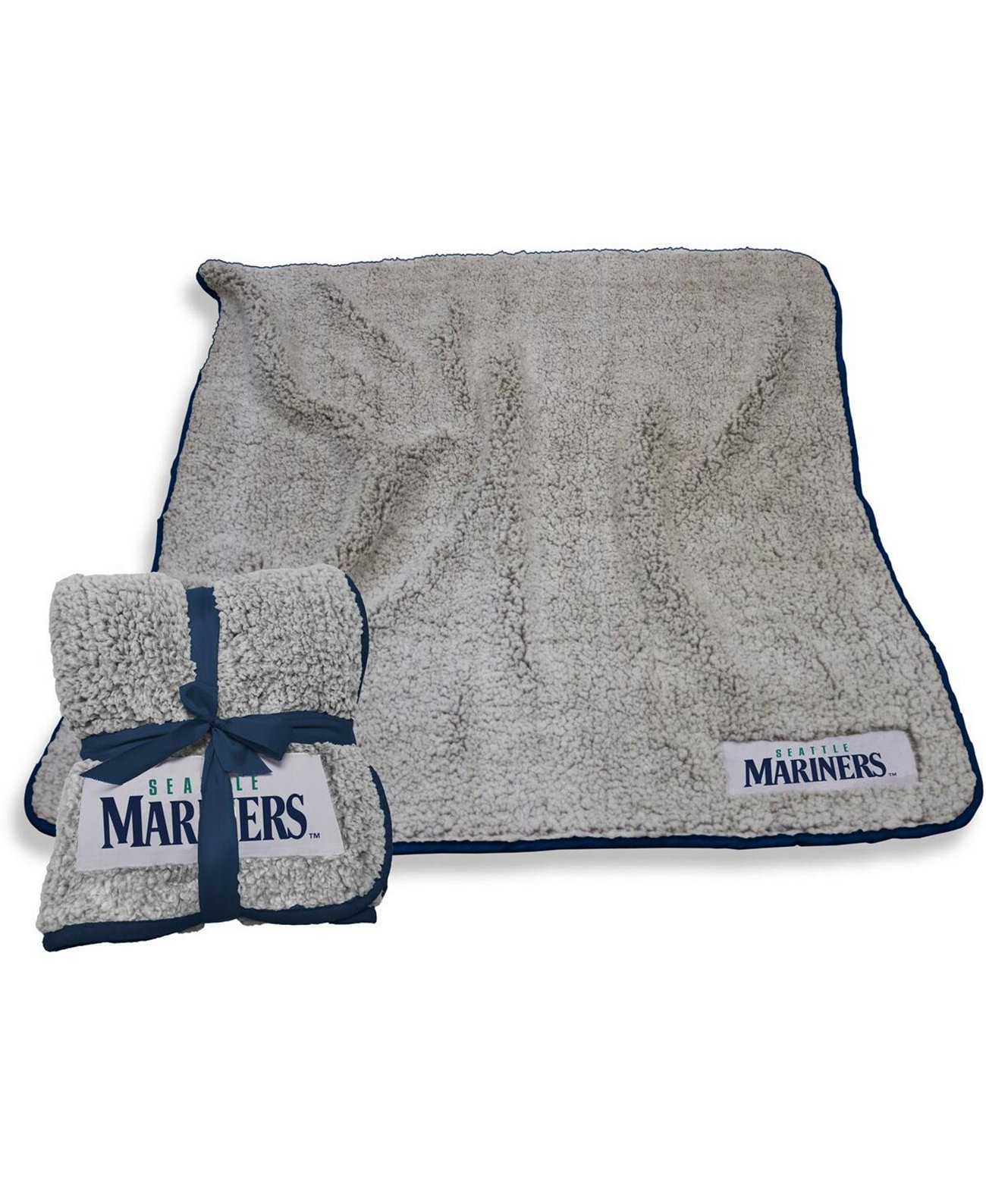 Туристическое одеяло Logo Brand Seattle Mariners 50" x 60" Frosty Fleece Logo Brand