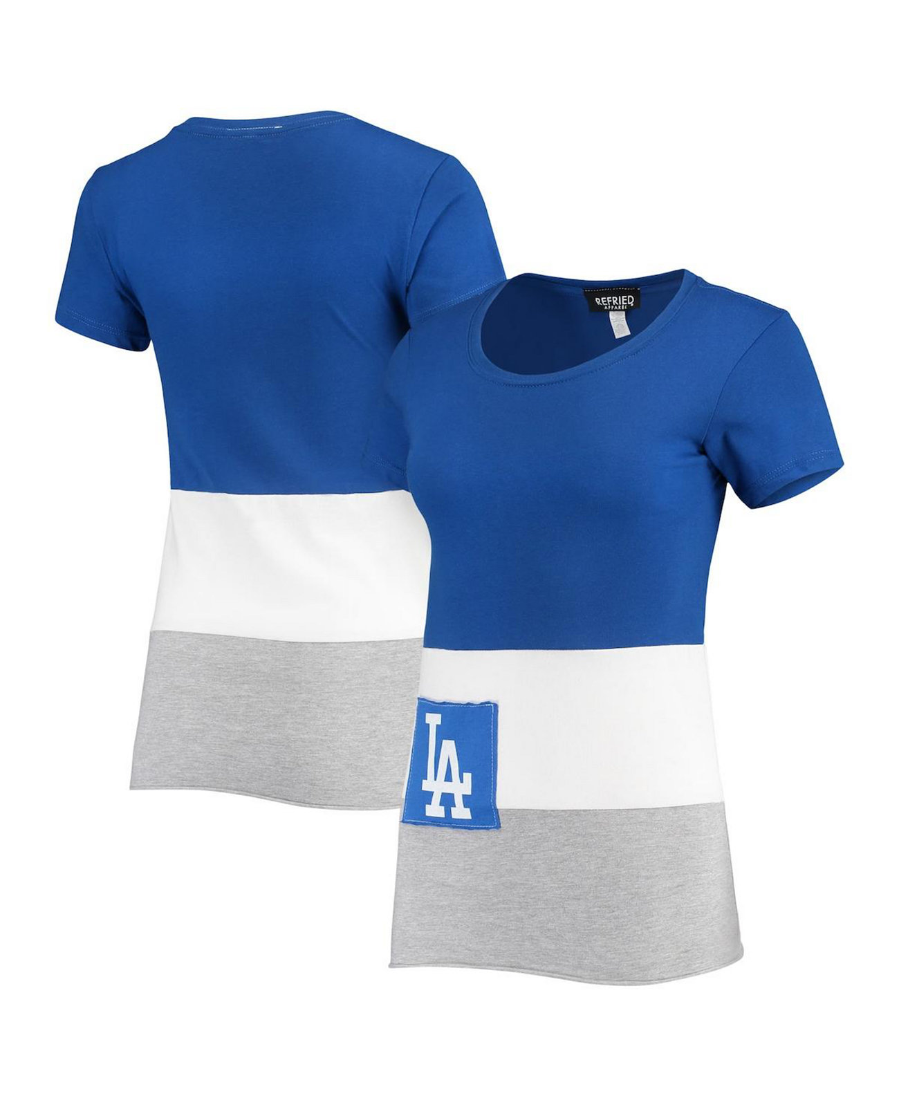 Женская приталенная футболка Royal Los Angeles Dodgers Refried Apparel