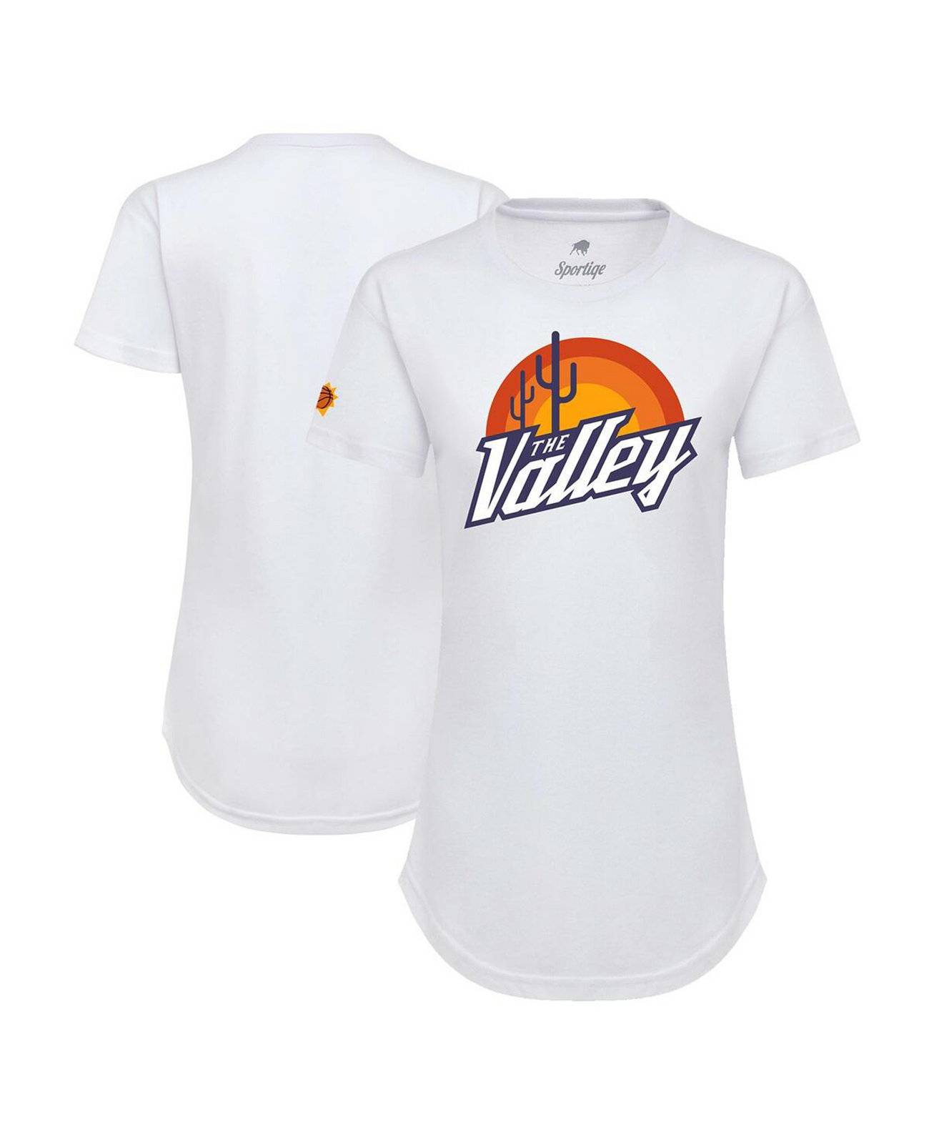 Женская белая футболка Phoenix Suns 2021/22 City Edition Phoebe Sportiqe