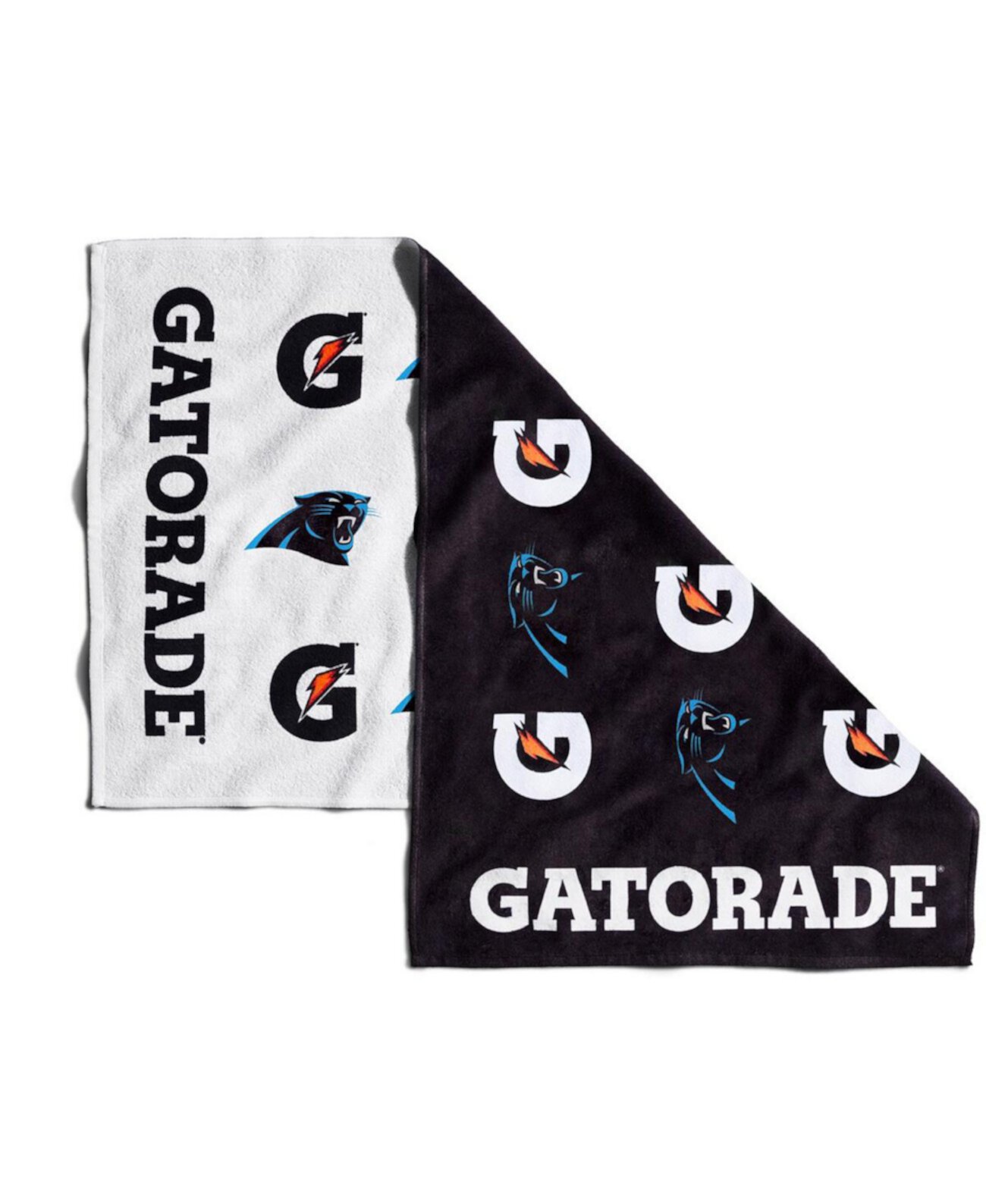 Полотенце Carolina Panthers On-Field Gatorade, размер 55 см x 107 см, полиэстер и хлопок Wincraft