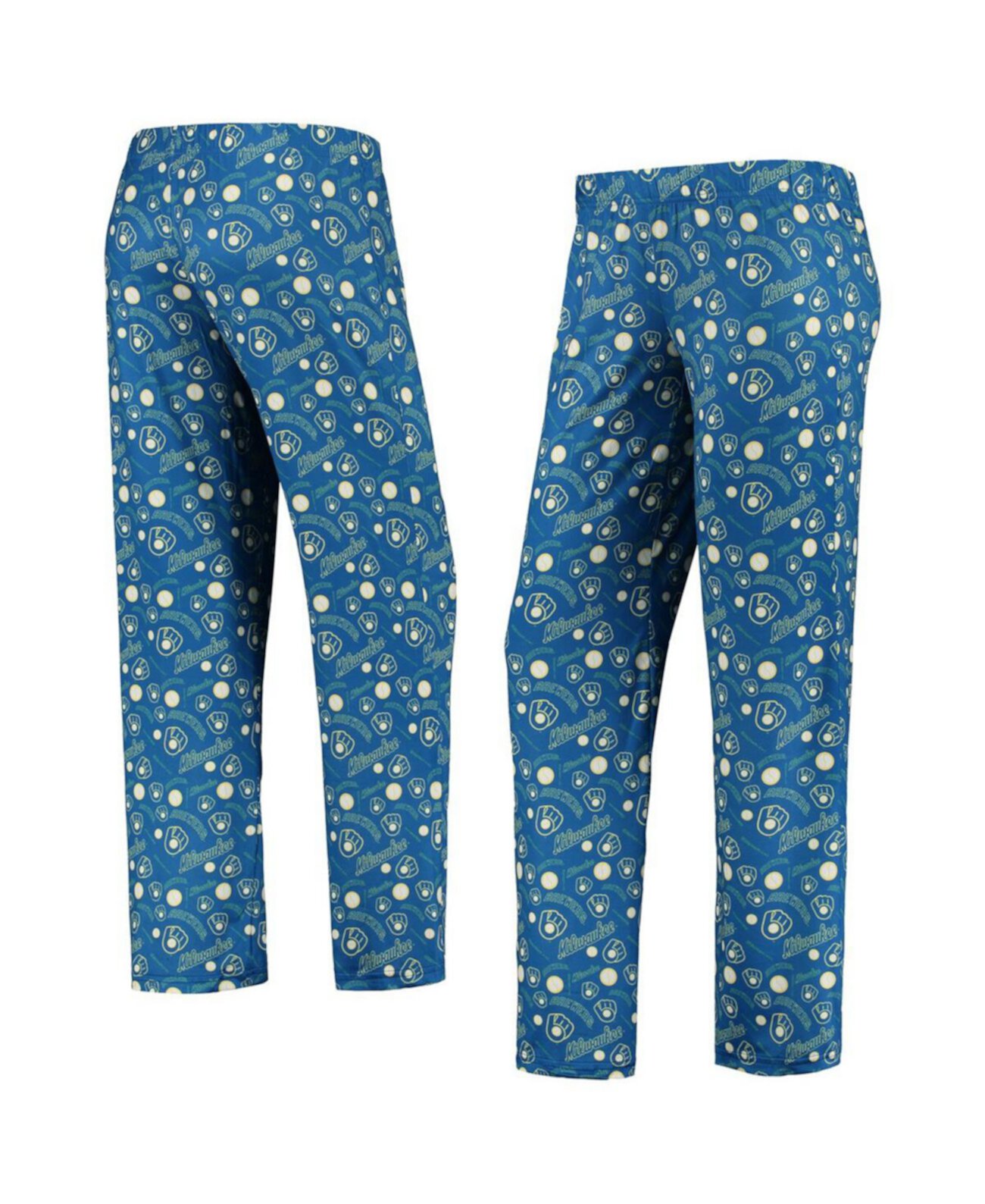 Женские брюки для сна с принтом в стиле ретро Royal Milwaukee Brewers FOCO