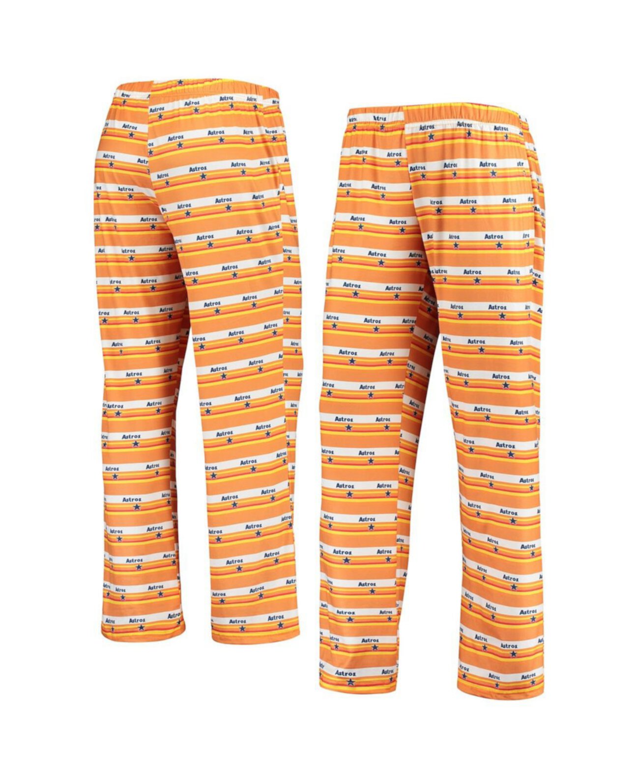 Женские оранжевые ночные брюки с ретро-принтом Houston Astros FOCO
