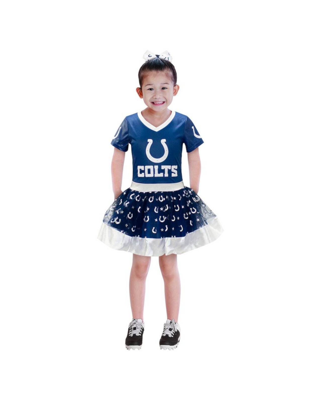 Костюм для девочек с изображением тюльпана и логотипом команды Indianapolis Colts Jerry Leigh