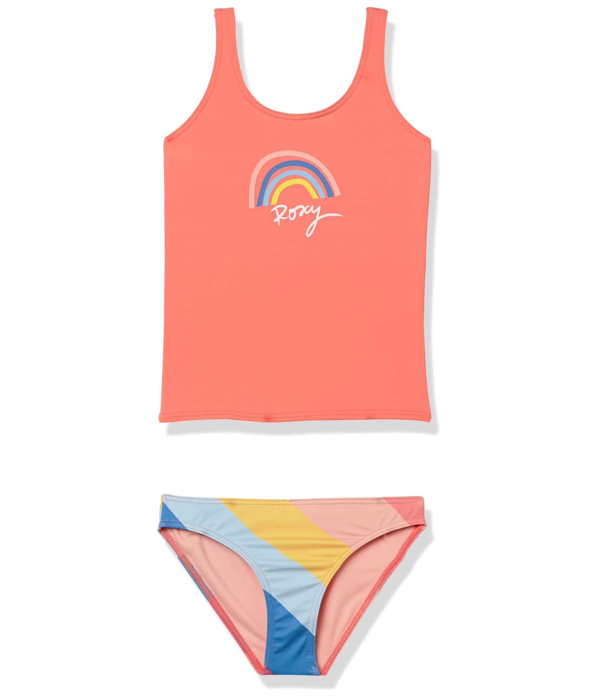 Купальный костюм для девочек Roxy Kids Touch of Rainbow Tankini с 20% переработанного материала Roxy Kids