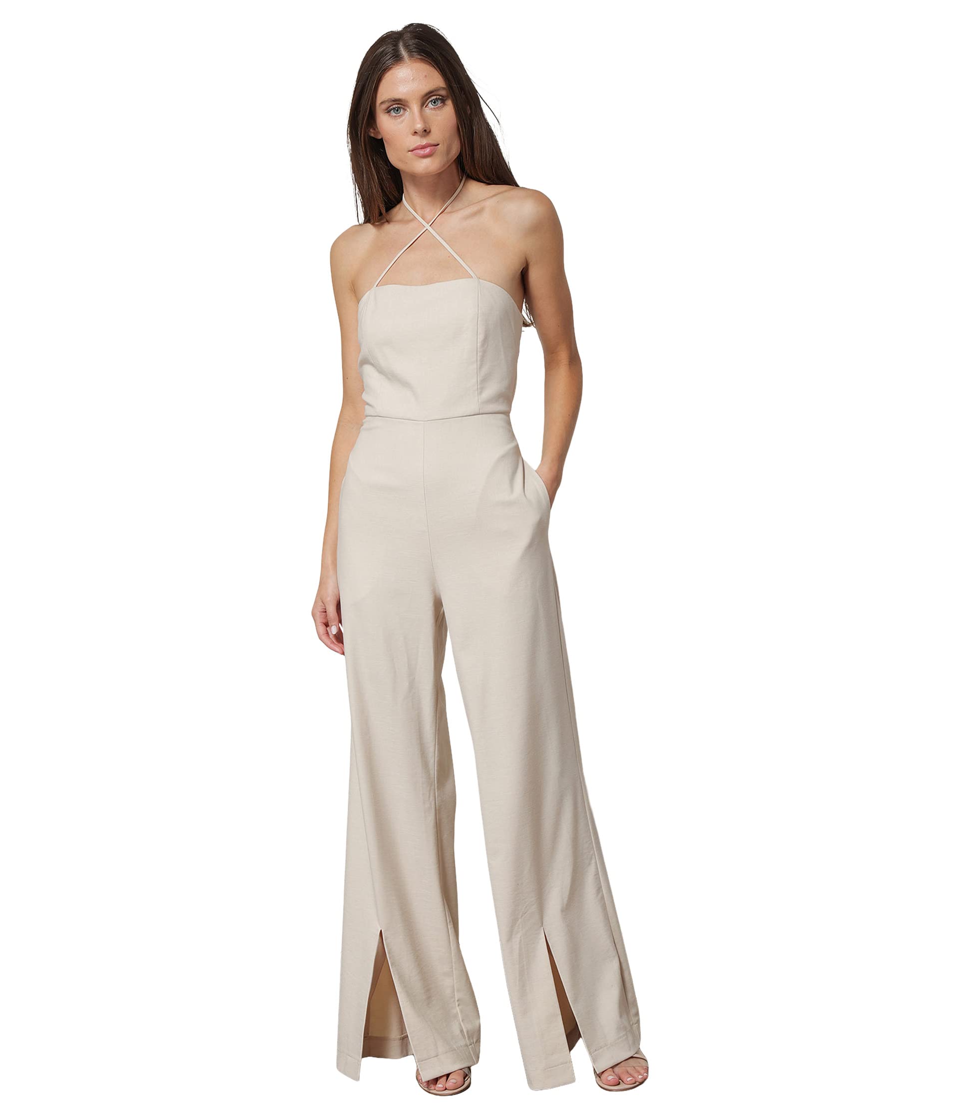 Celine Jumpsuit with Slit Line and dot