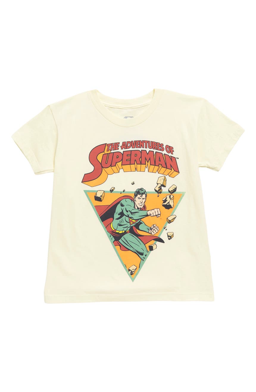 DC Superman Adventures Graphic T-Shirt Mighty Fine
