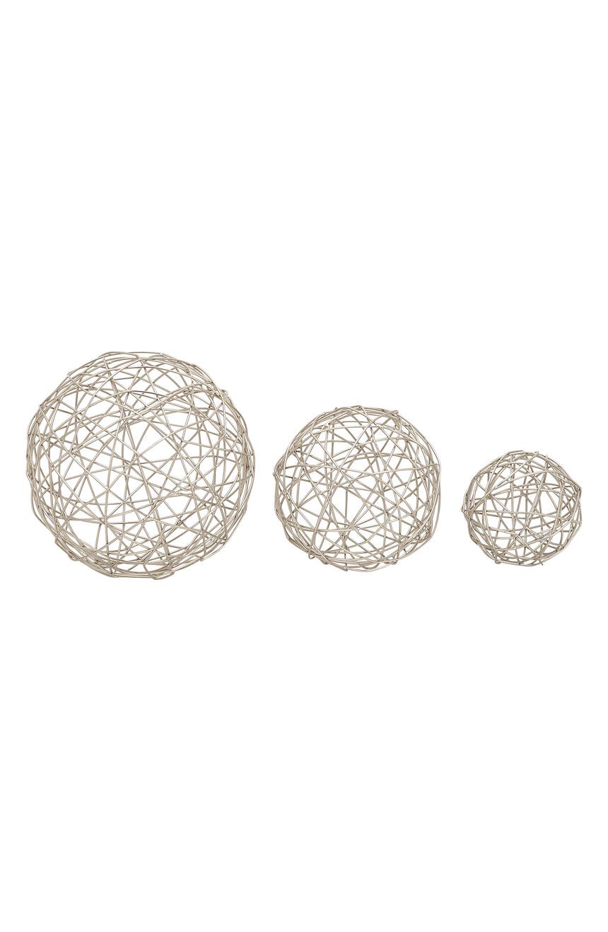 Iron Orb Sculpture - Set of 3 COSMO BY COSMOPOLITAN