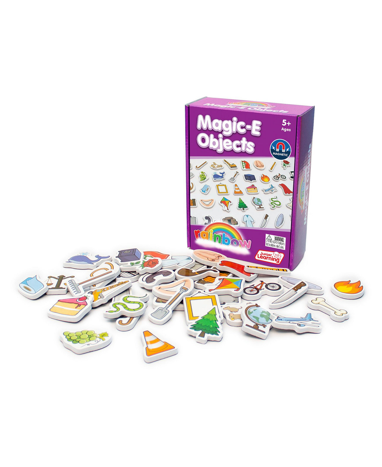 Обучающий набор Magic-E с магнитными обучающими пенопластовыми предметами, 40 предметов Junior Learning