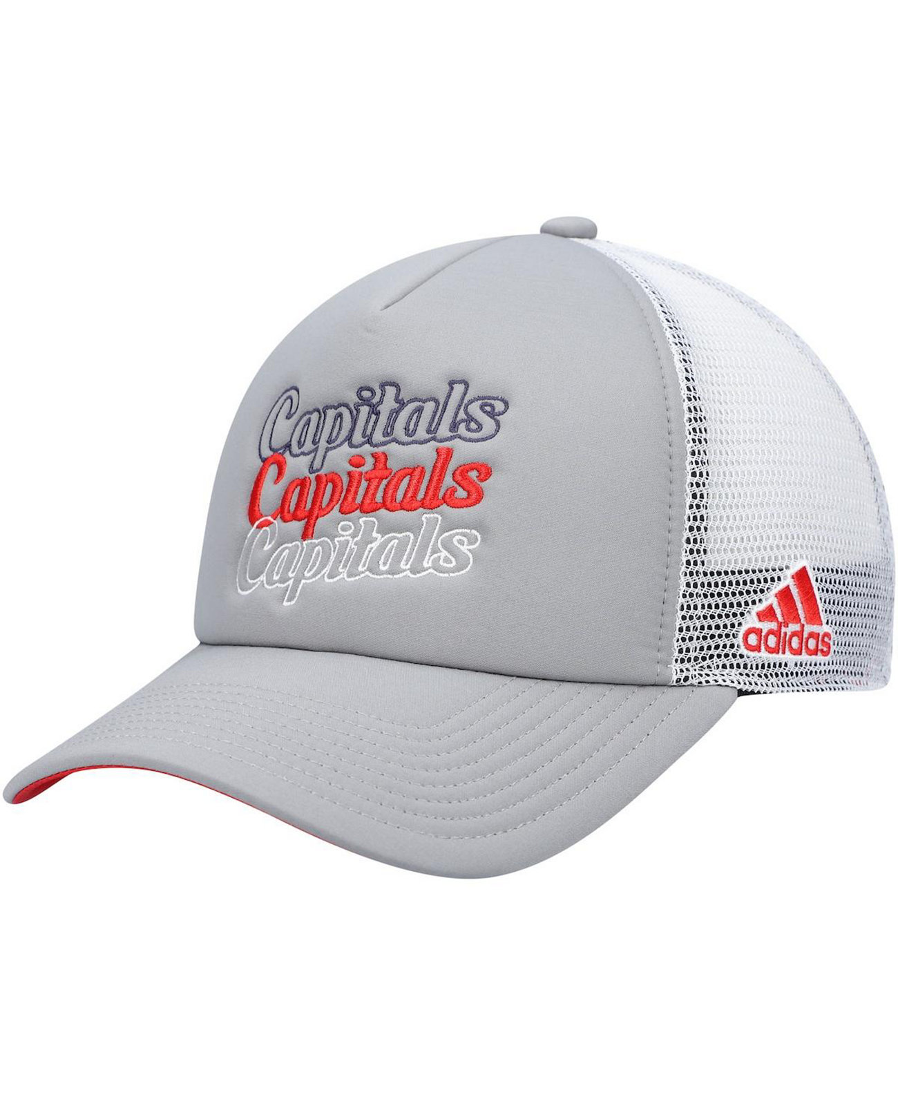 Бейсболка Adidas Женская Серо-белая Foam Trucker Snapback Adidas