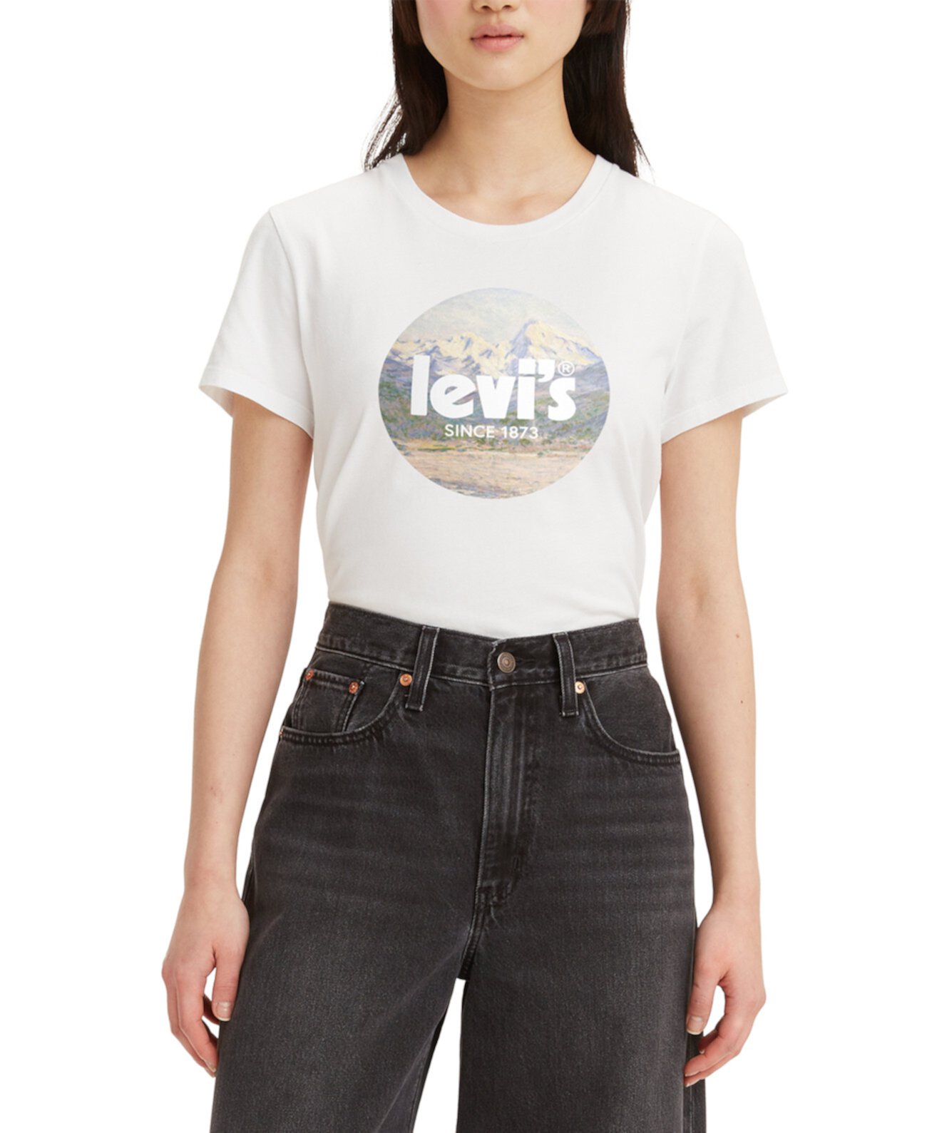 Хлопковая футболка с логотипом Perfect Levi's®