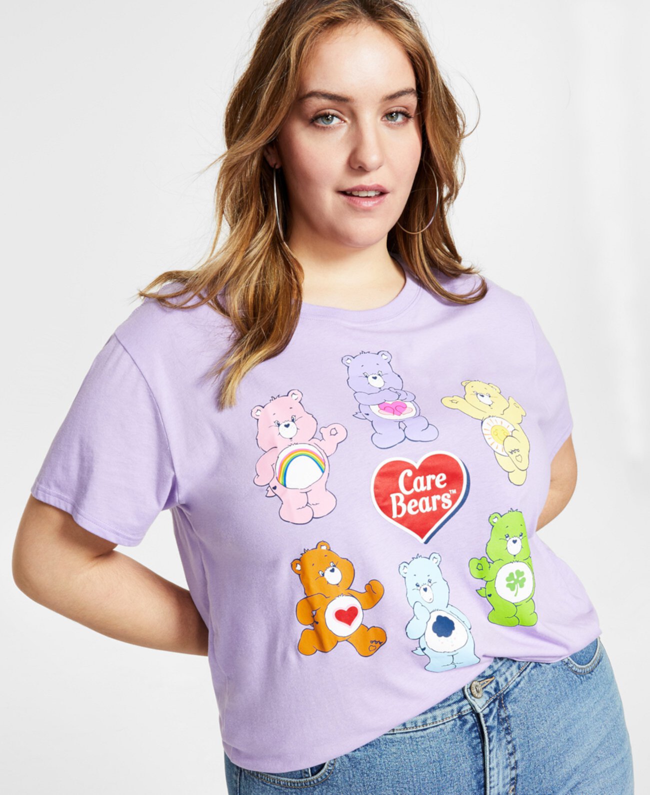 Модная футболка больших размеров Care Bears Freeze 24-7