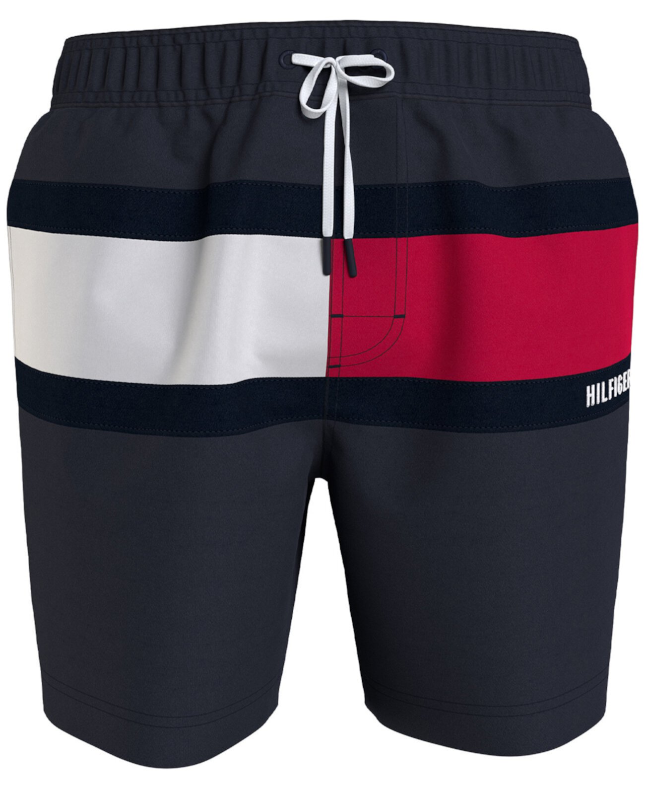 Мужские плавки с большим и высоким флагом Tommy Hilfiger