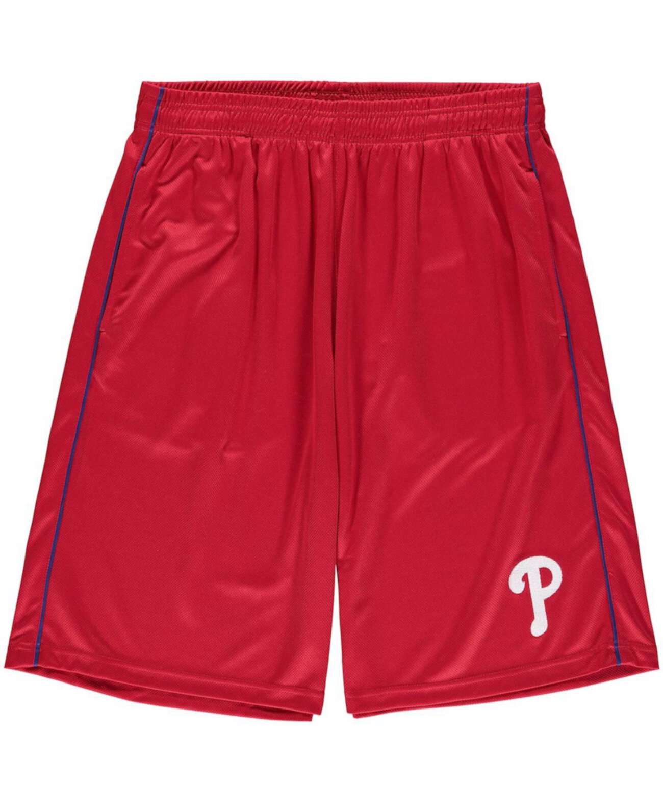 Мужские красные шорты Philadelphia Phillies Big Tall Mesh Majestic