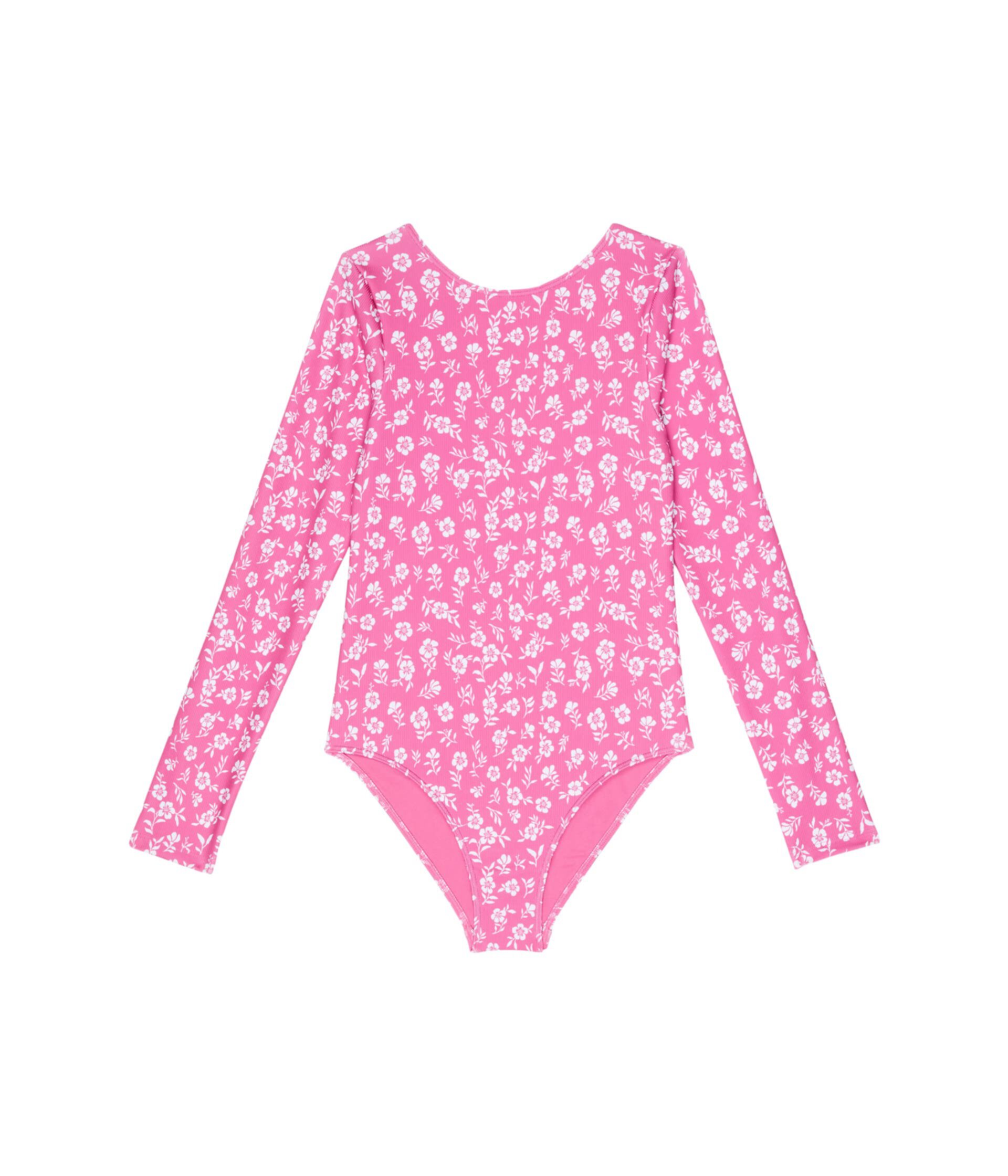 Купальник Roxy Kids Splendid Dream с длинными рукавами и защитой от солнца UPF 50 для больших детей Roxy Kids