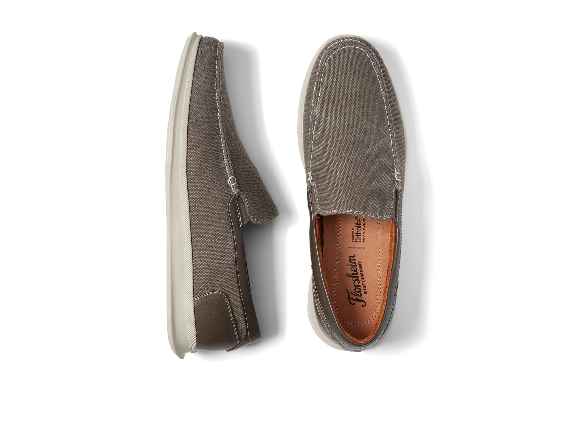 Классические лоферы Florsheim Montigo Canvas Moc Toe с амортизирующей стелькой и мягкой кожаной подкладкой Florsheim