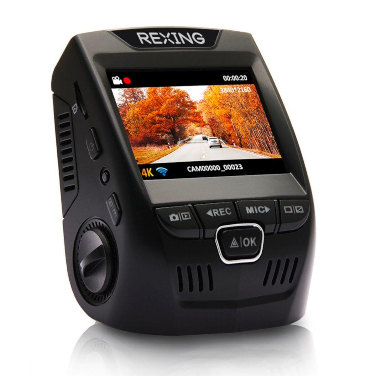 Видеорегистратор Rexing V1-4K с интеллектуальным комплектом проводки REXING