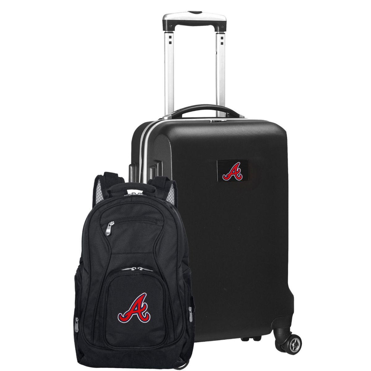 Комплект ручной клади и рюкзака Atlanta Braves Deluxe на колесах Unbranded
