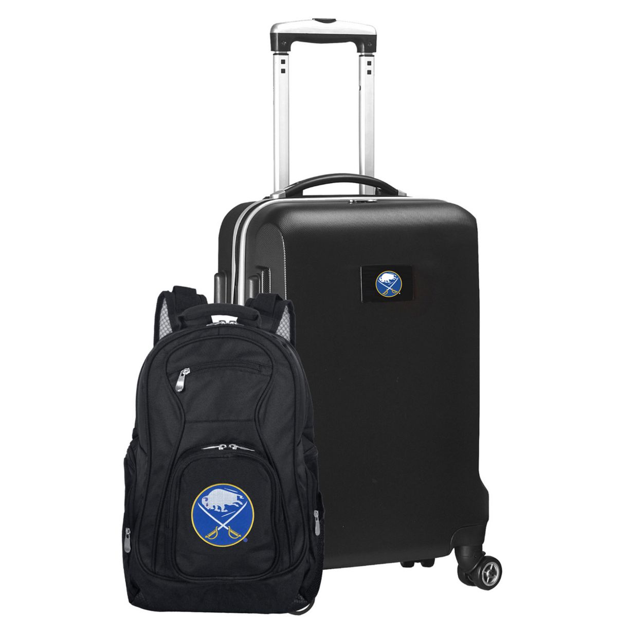 Набор багажа и рюкзака Buffalo Sabers Deluxe Hardside для ручной клади и спиннера Unbranded