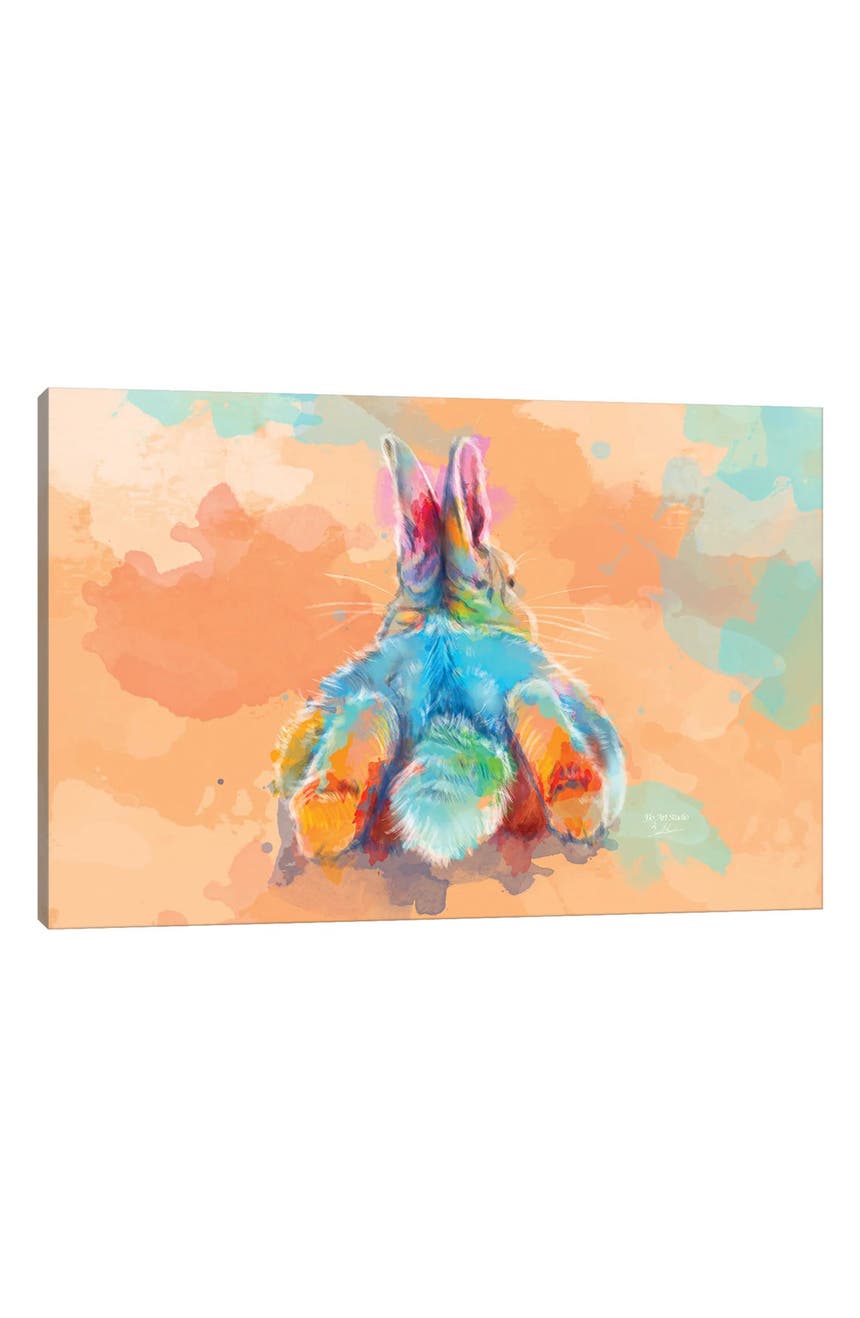 Bunny Butt от Flo Art Studio, 18 x 12 дюймов ICanvas