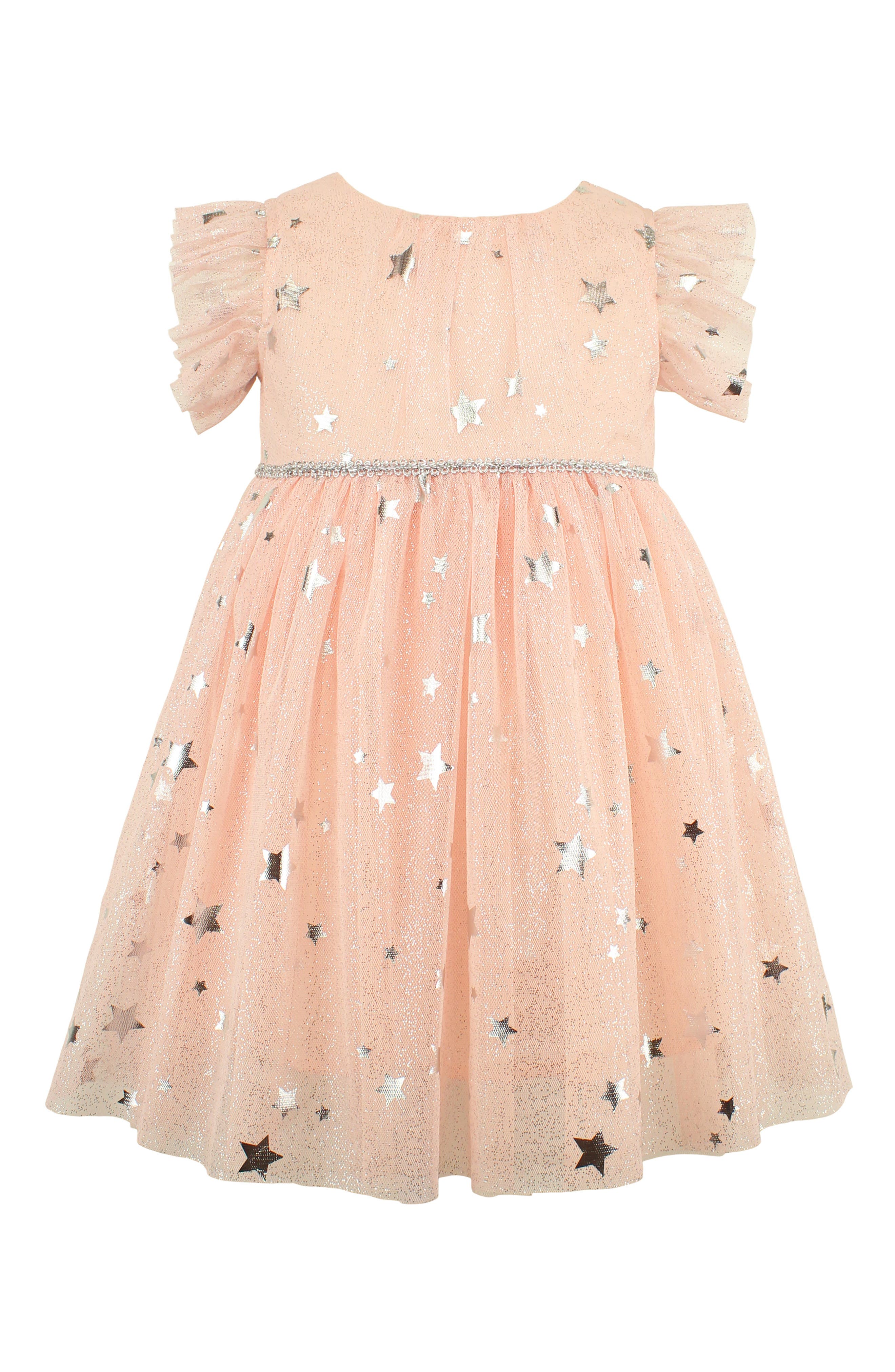 Foil Star Tulle Dress Popatu