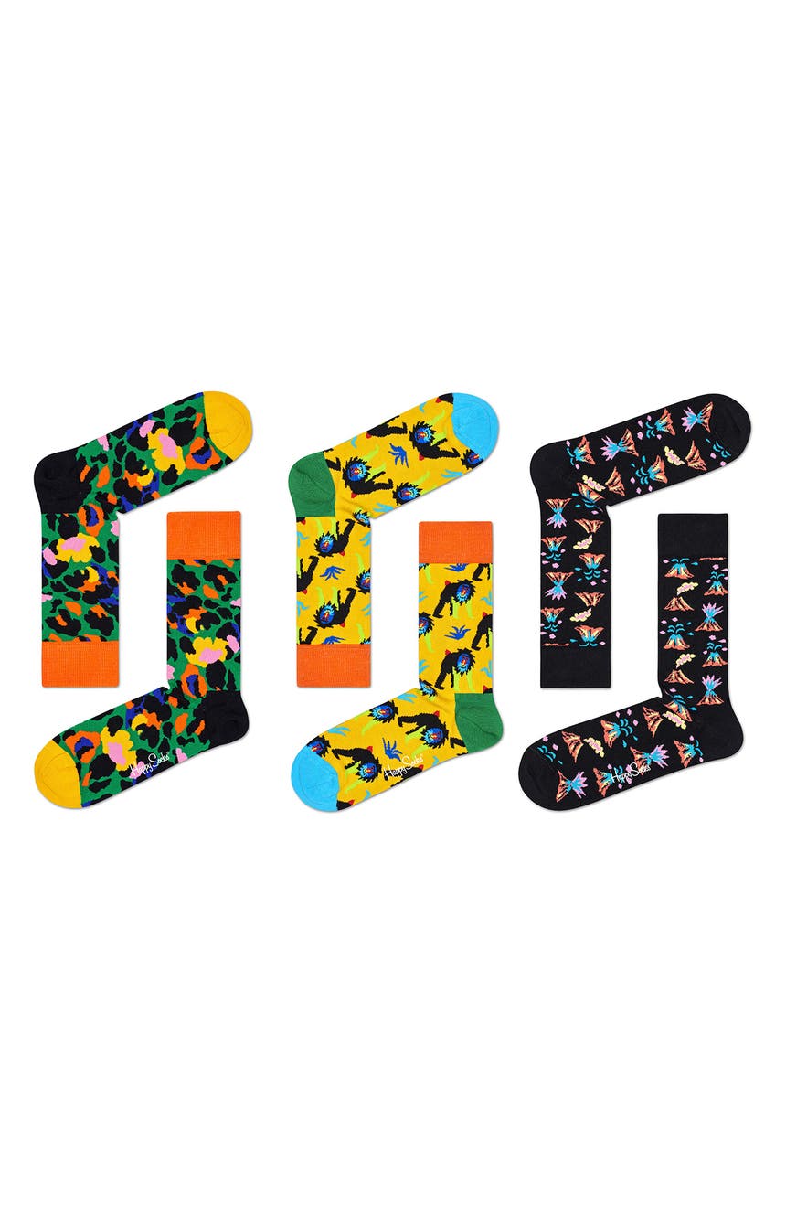 Носки Wildlife Crew - упаковка из 3 шт. Happy Socks