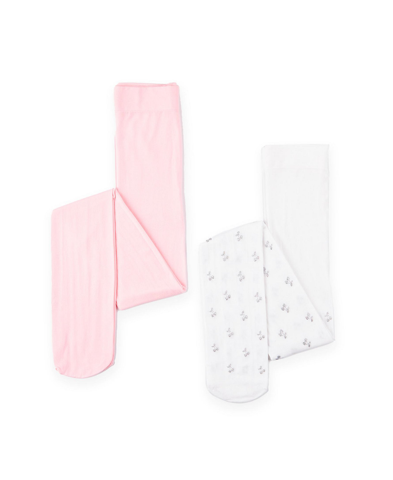 Набор непрозрачных носков Little Girls с блестящими вишнями и плотными непрозрачными колготками, упаковка из 2 шт. Trimfit