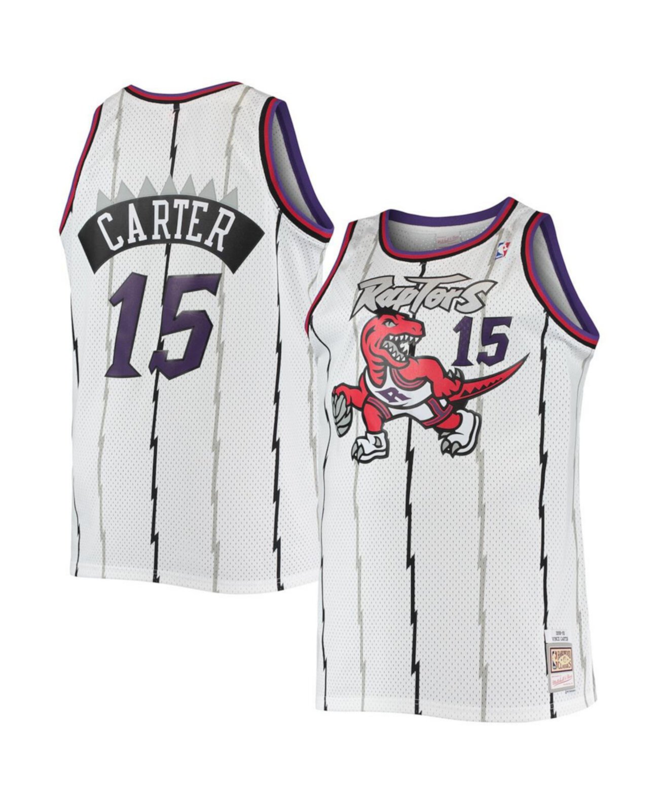 Мужская безрукавка Vince Carter Toronto Raptors Hardwood Classics, 100% полиэстер Mitchell & Ness