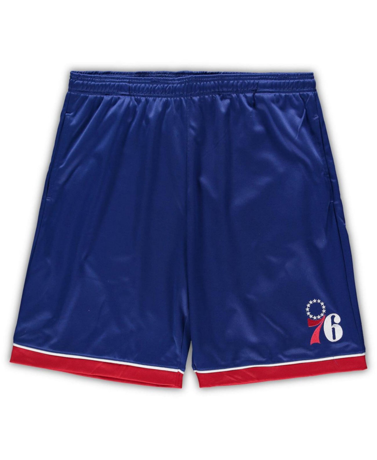 Мужские фирменные шорты Royal и Red Philadelphia 76ers Big Tall Team Fanatics